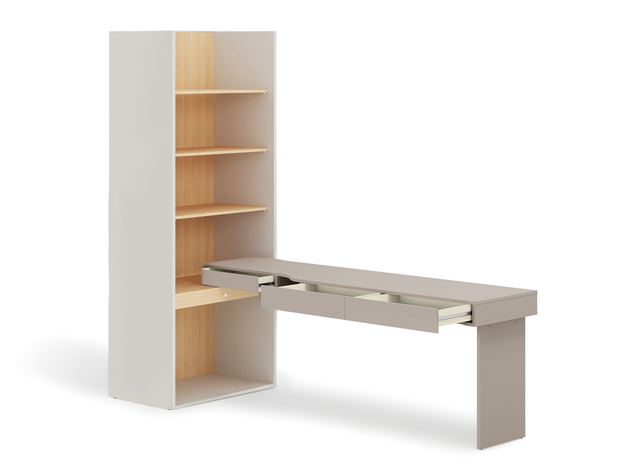 Ensemble de bureau à domicile Evareve 120 (Droit)