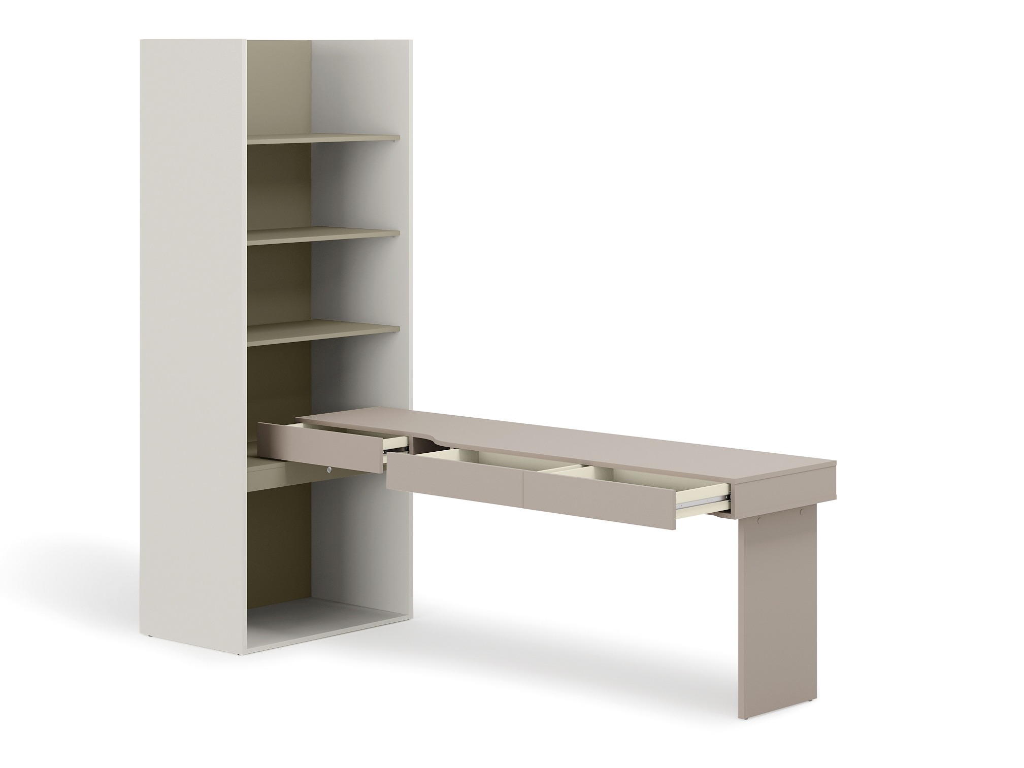 Ensemble de bureau à domicile Evareve 120 (Droit)