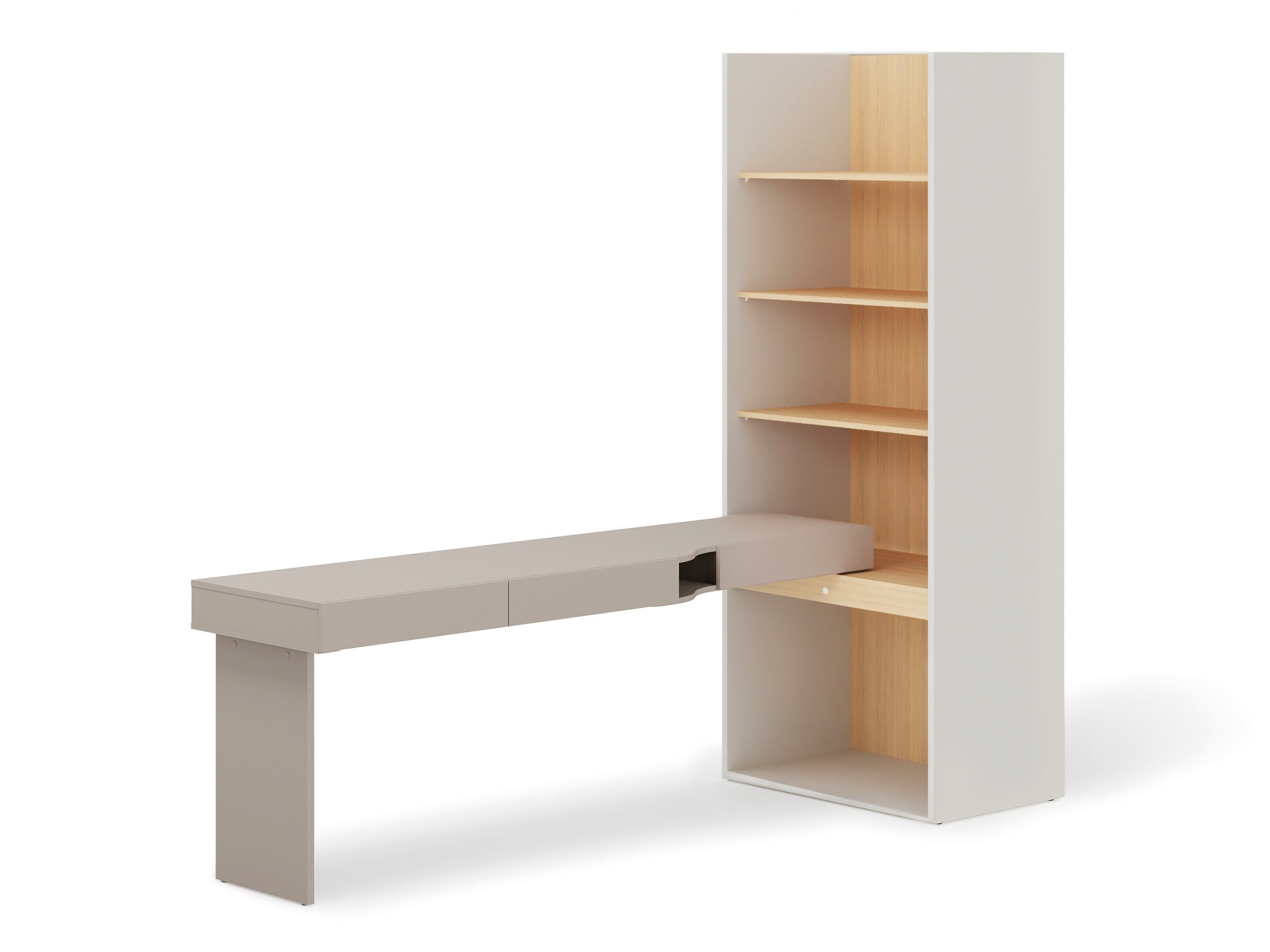 Ensemble de bureau à domicile Evareve 120 (Gauche)