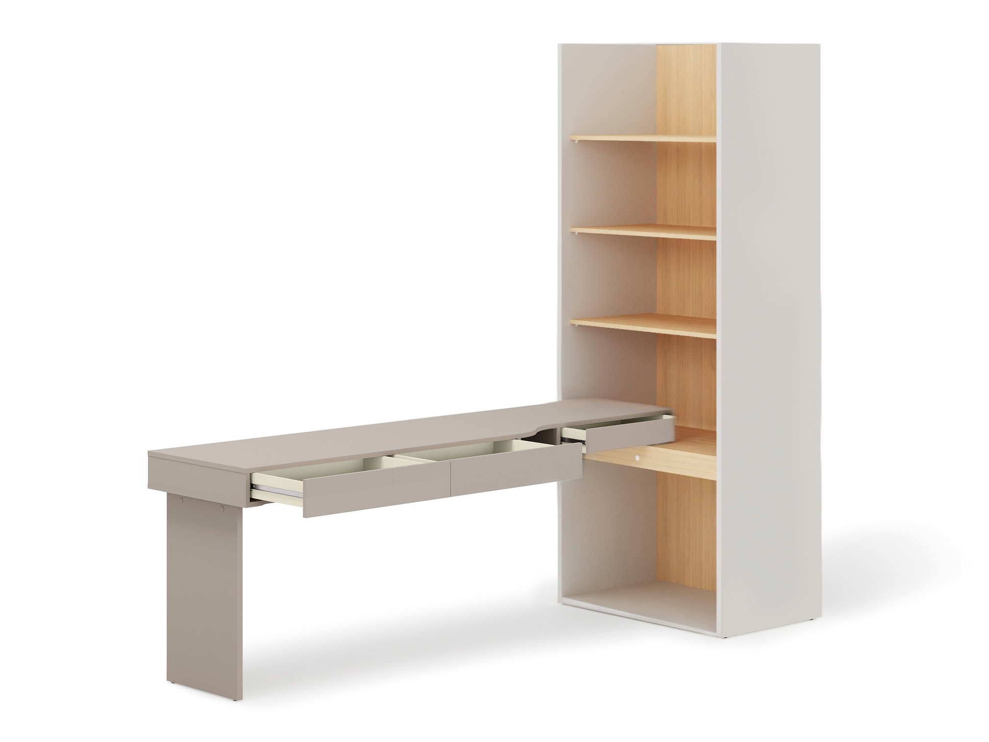 Ensemble de bureau à domicile Evareve 120 (Gauche)