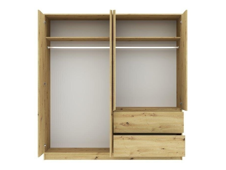 Armoire Mervese 104 (Chêne Artisan)
