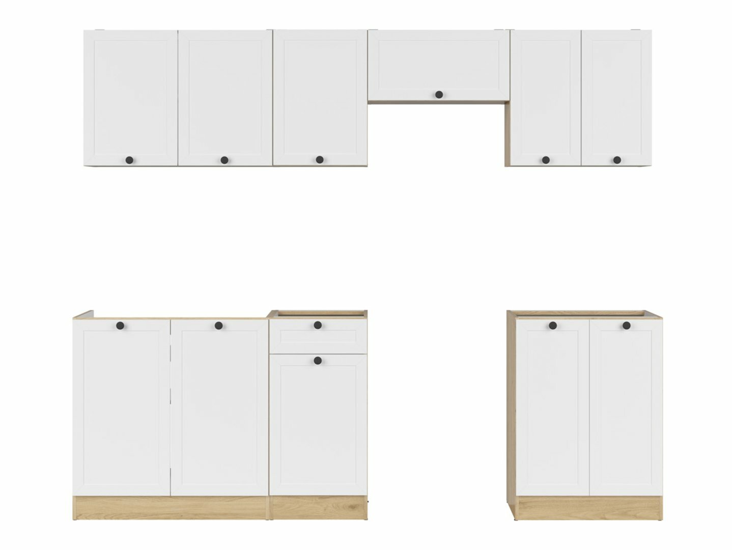 Cuisine complète modulaire Classic White Oak 118