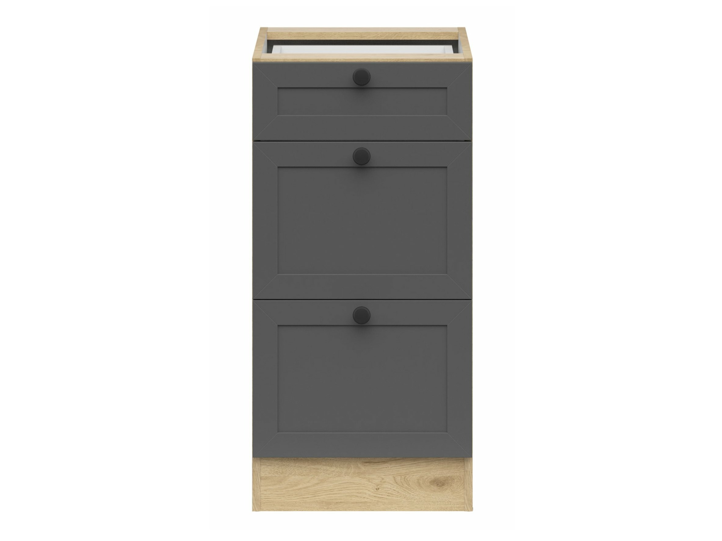 Armoire modulaire avec tiroirs Classic Grey Oak 107
