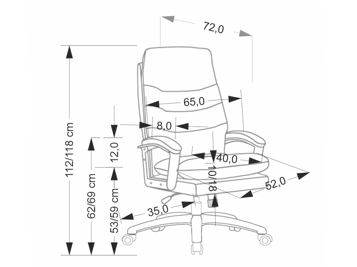 Chaise de bureau Houston 2003 (Noir)