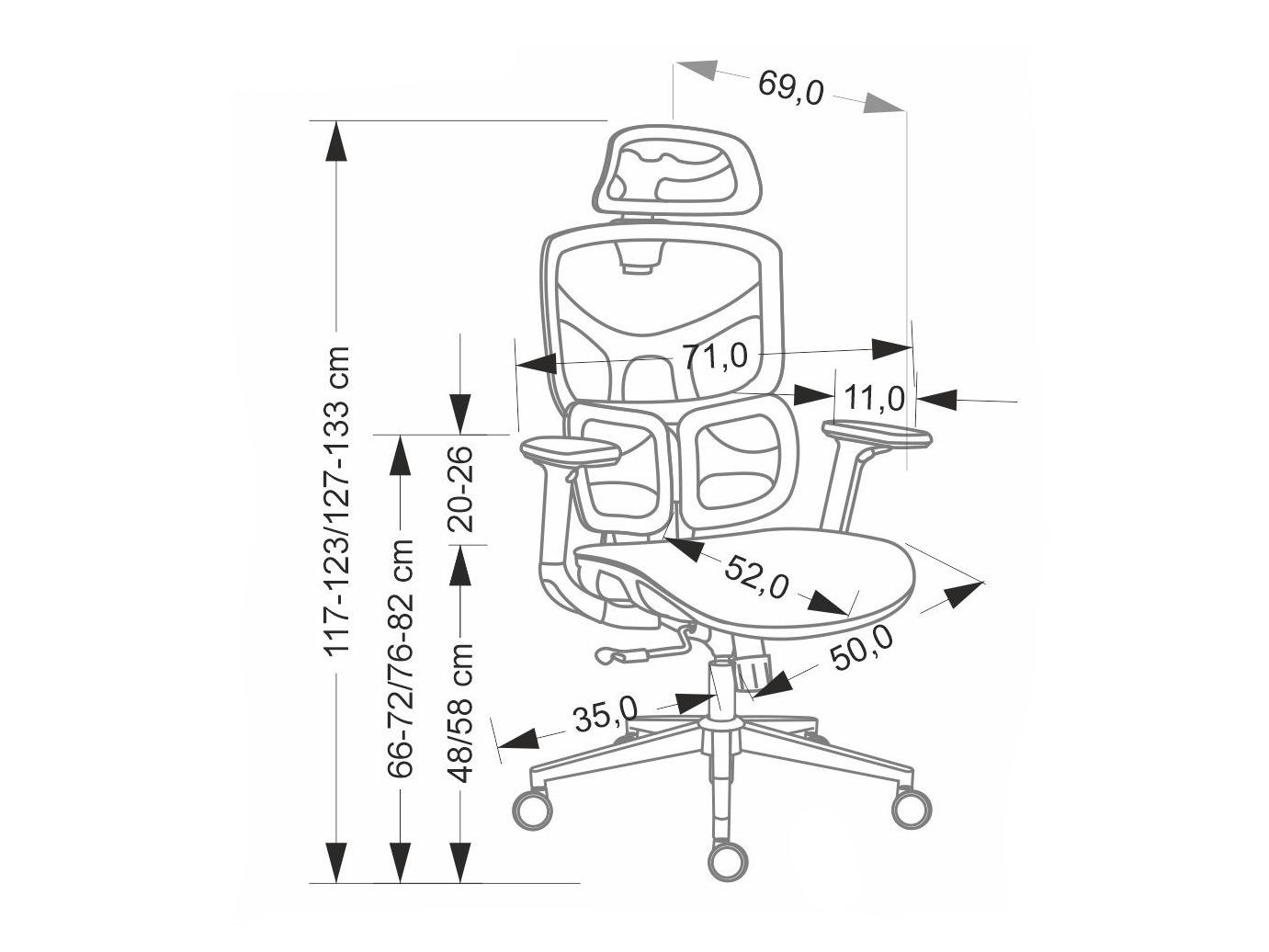 Chaise de bureau Houston 2008