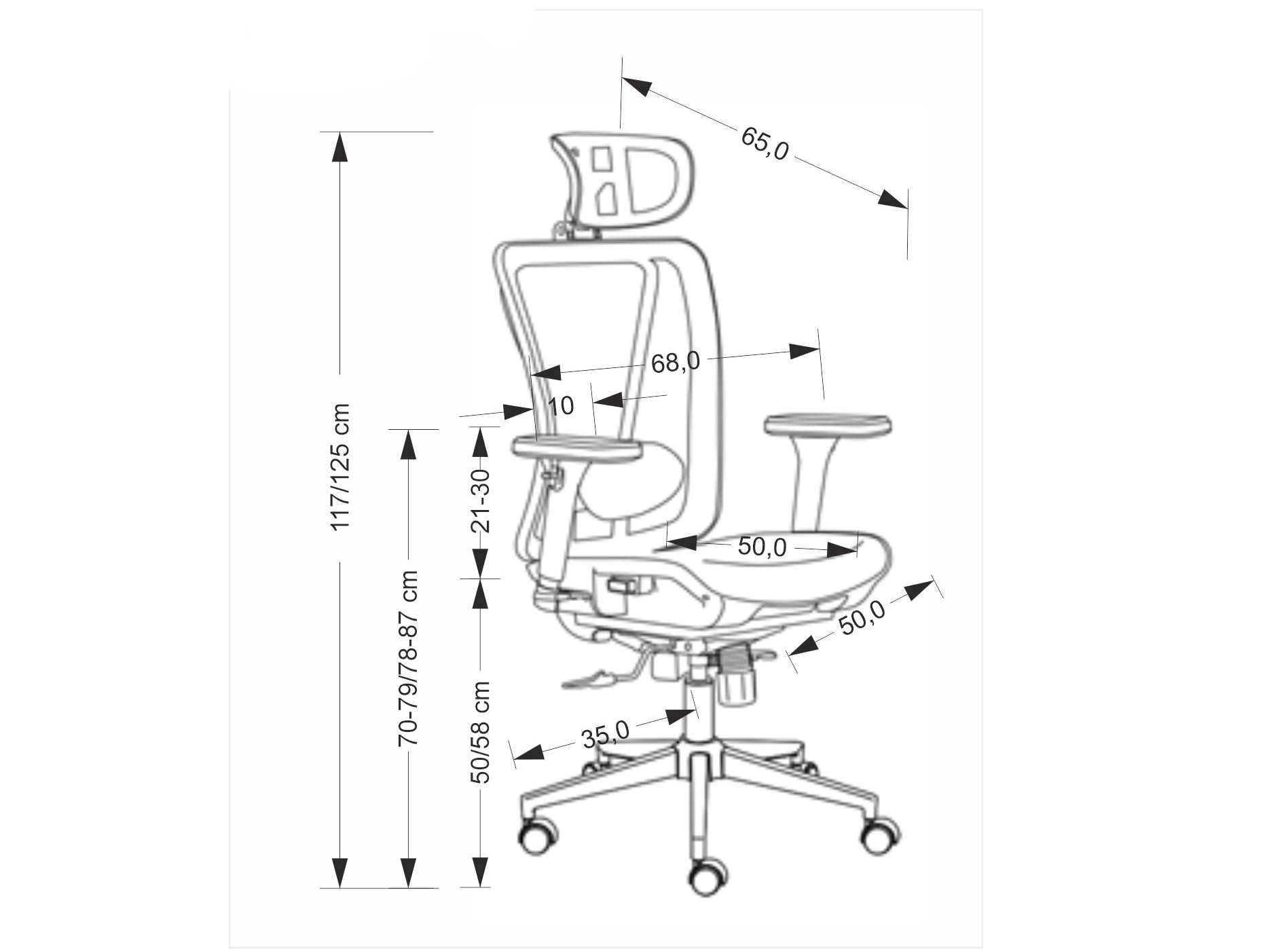 Chaise de bureau Houston 2012