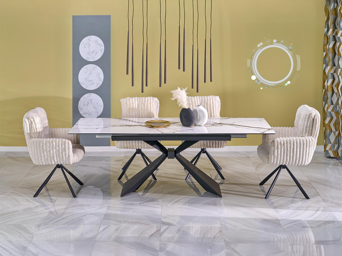 Chaise Houston 2015 (Crème + Noir)