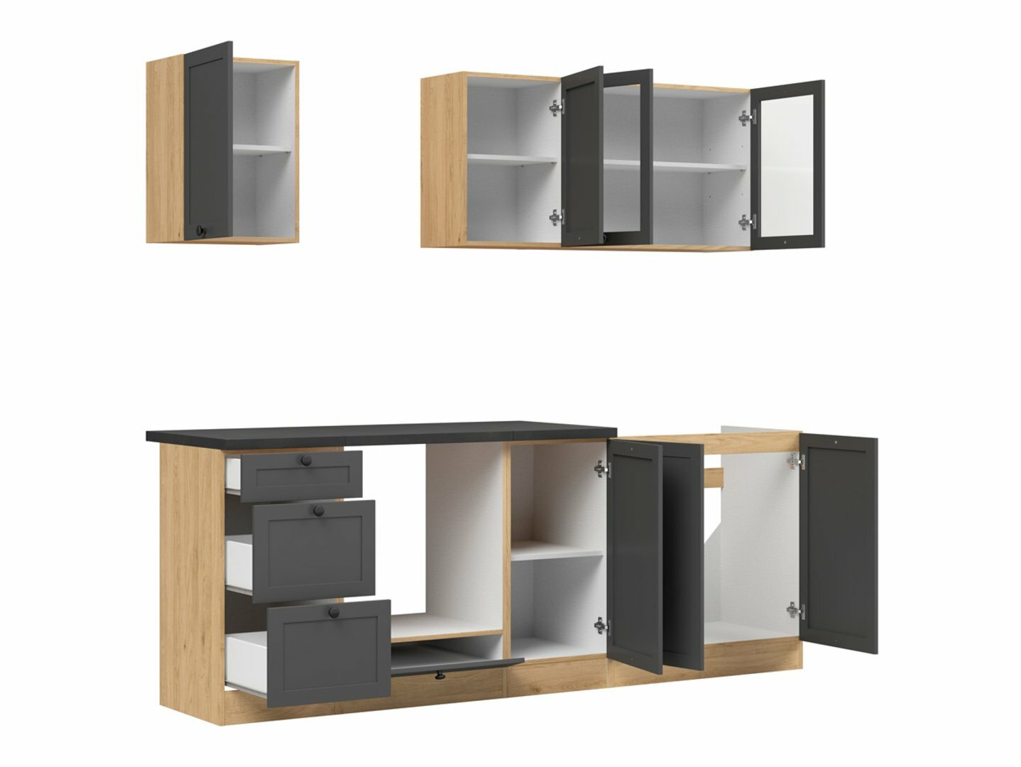Cuisine complète modulaire Classic Grey Oak 117