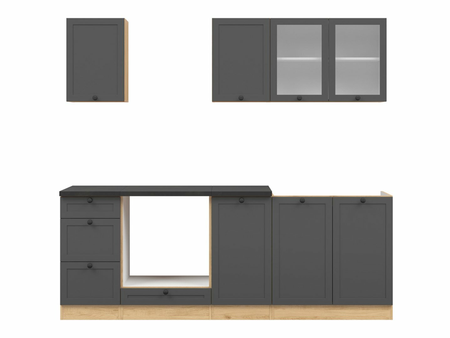 Cuisine complète modulaire Classic Grey Oak 117