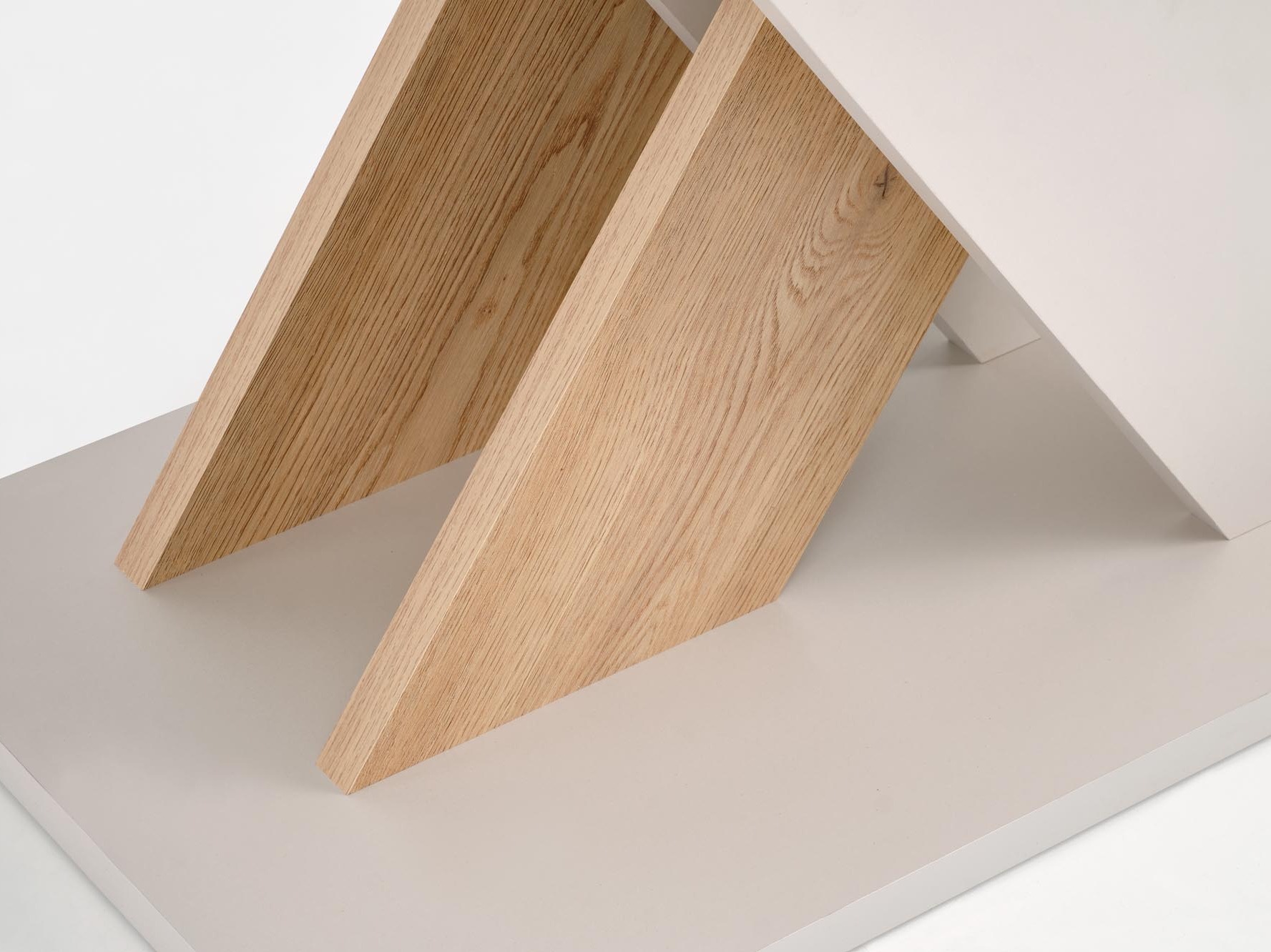 Table Houston 1724 (Chêne crème + Cachemire)