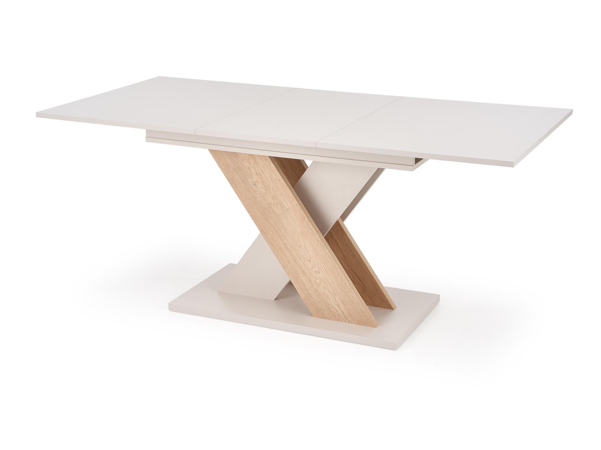 Table Houston 1724 (Chêne crème + Cachemire)