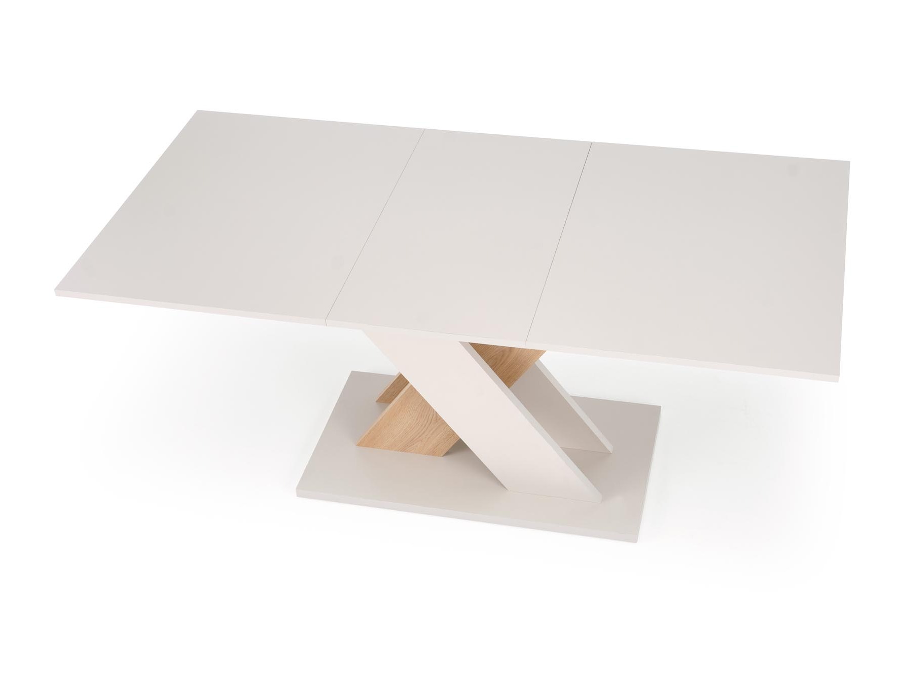 Table Houston 1724 (Chêne crème + Cachemire)