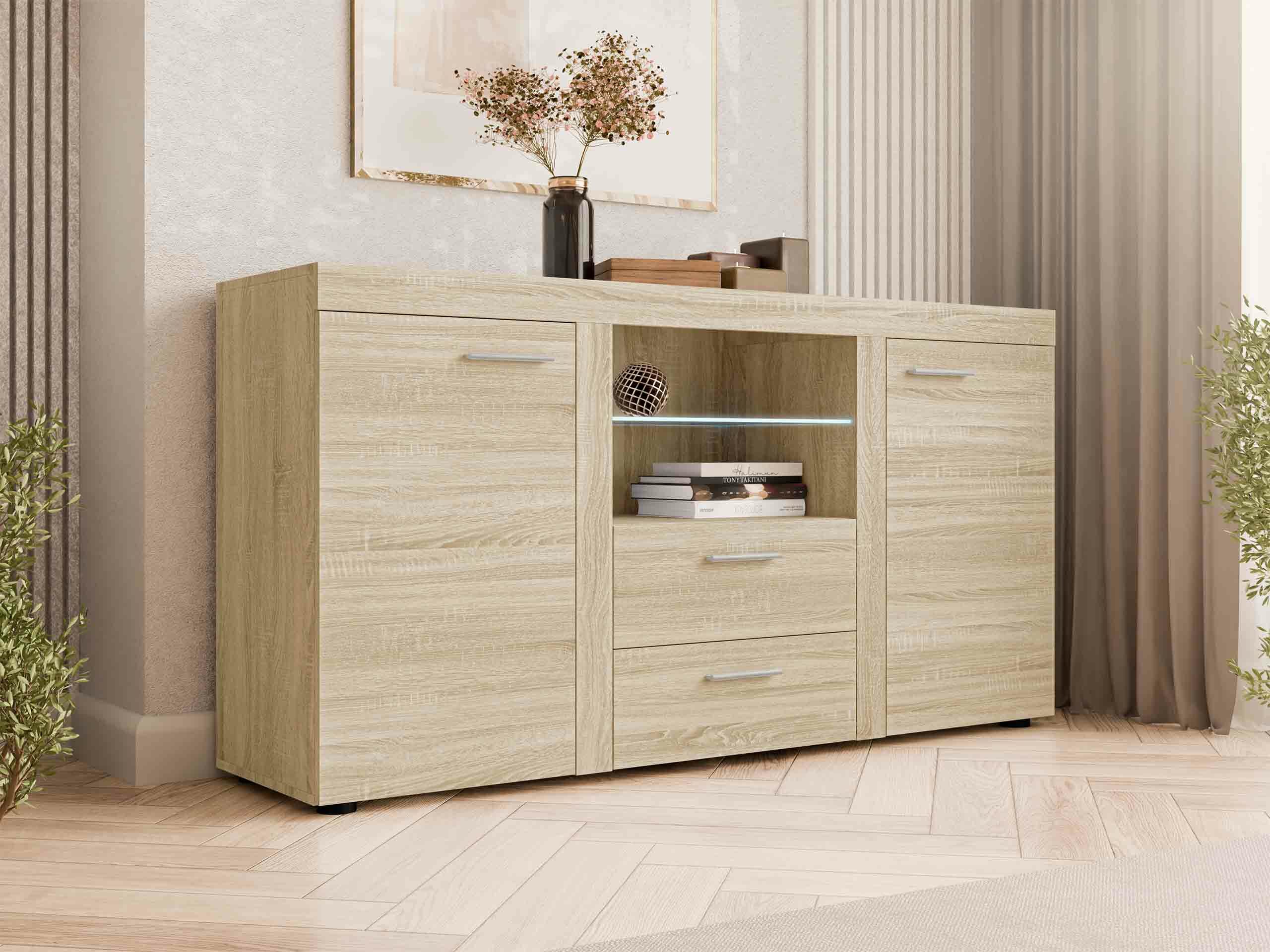 Commode Univio (Sonoma chêne)