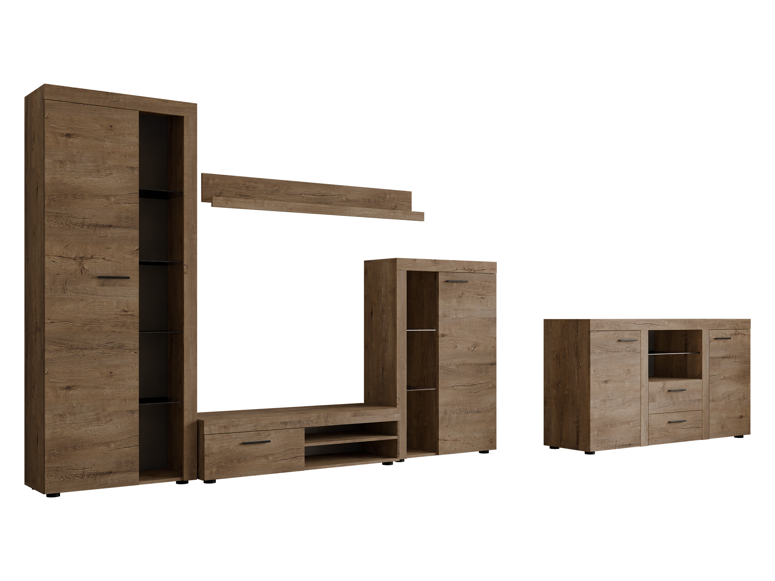 Ensemble de salon Tucson 106 (Chêne de Lefkas)