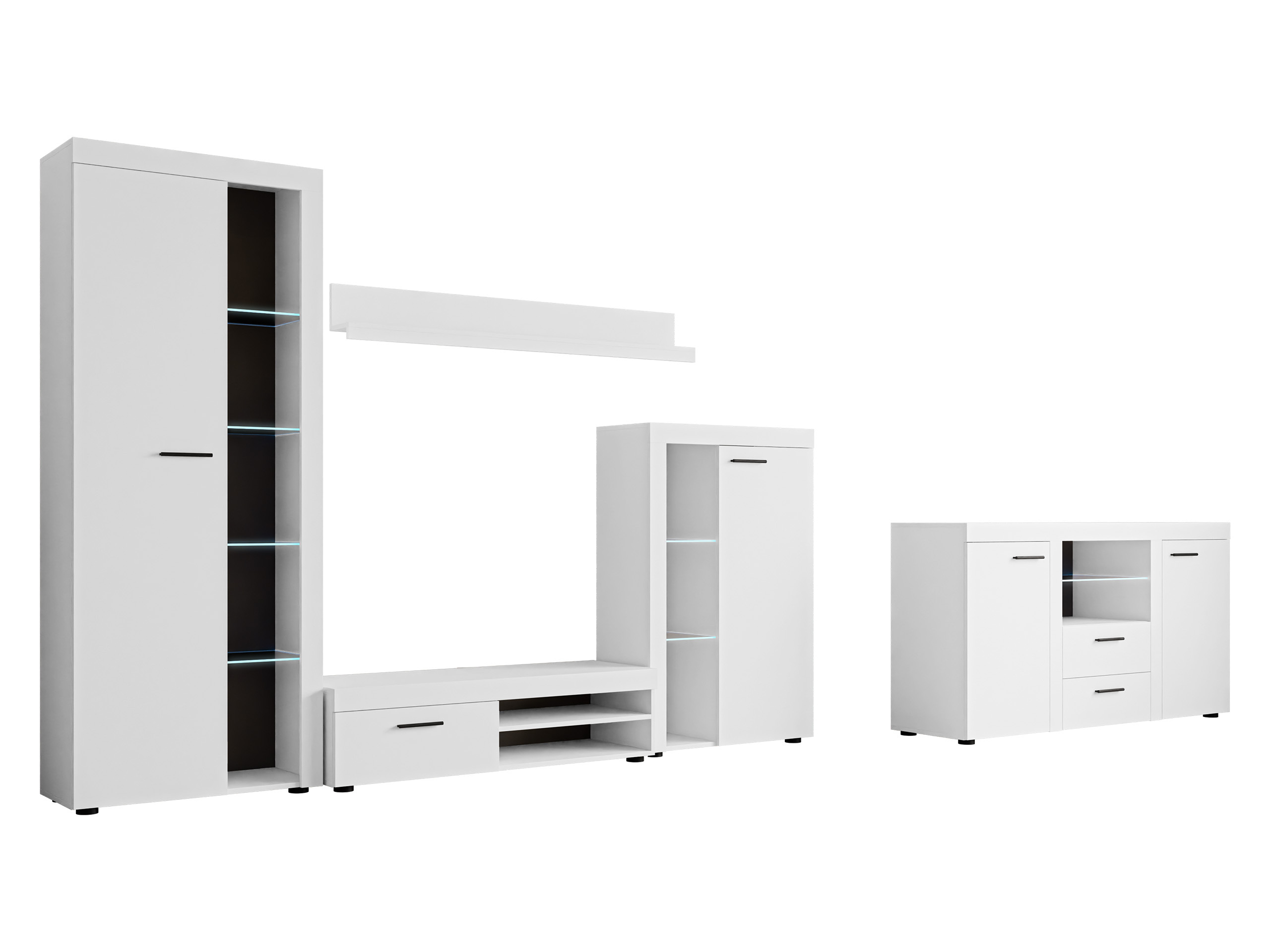 Ensemble de salon Univio I (Blanc)