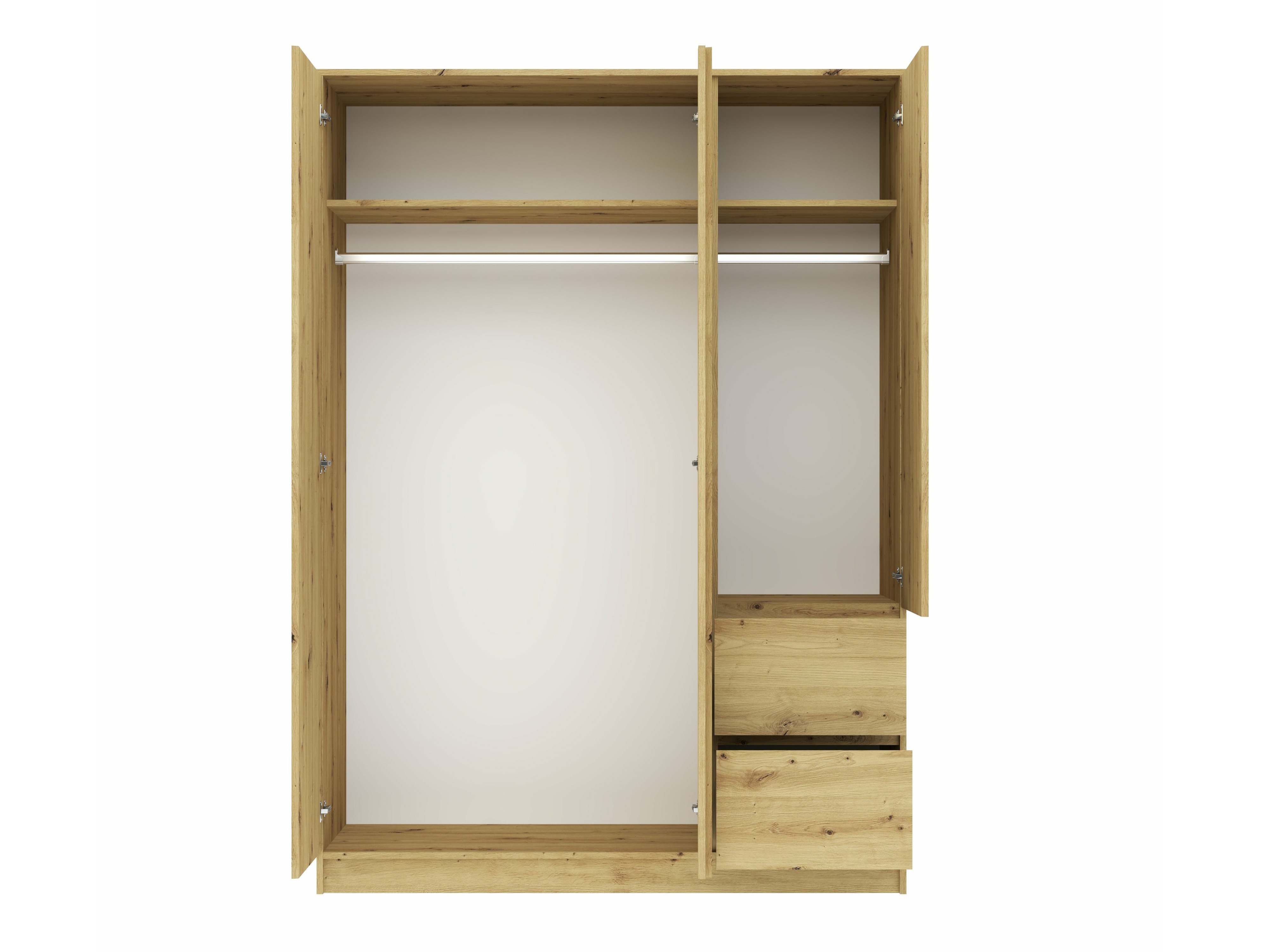Armoire Mervese 103 (Chêne Artisan)