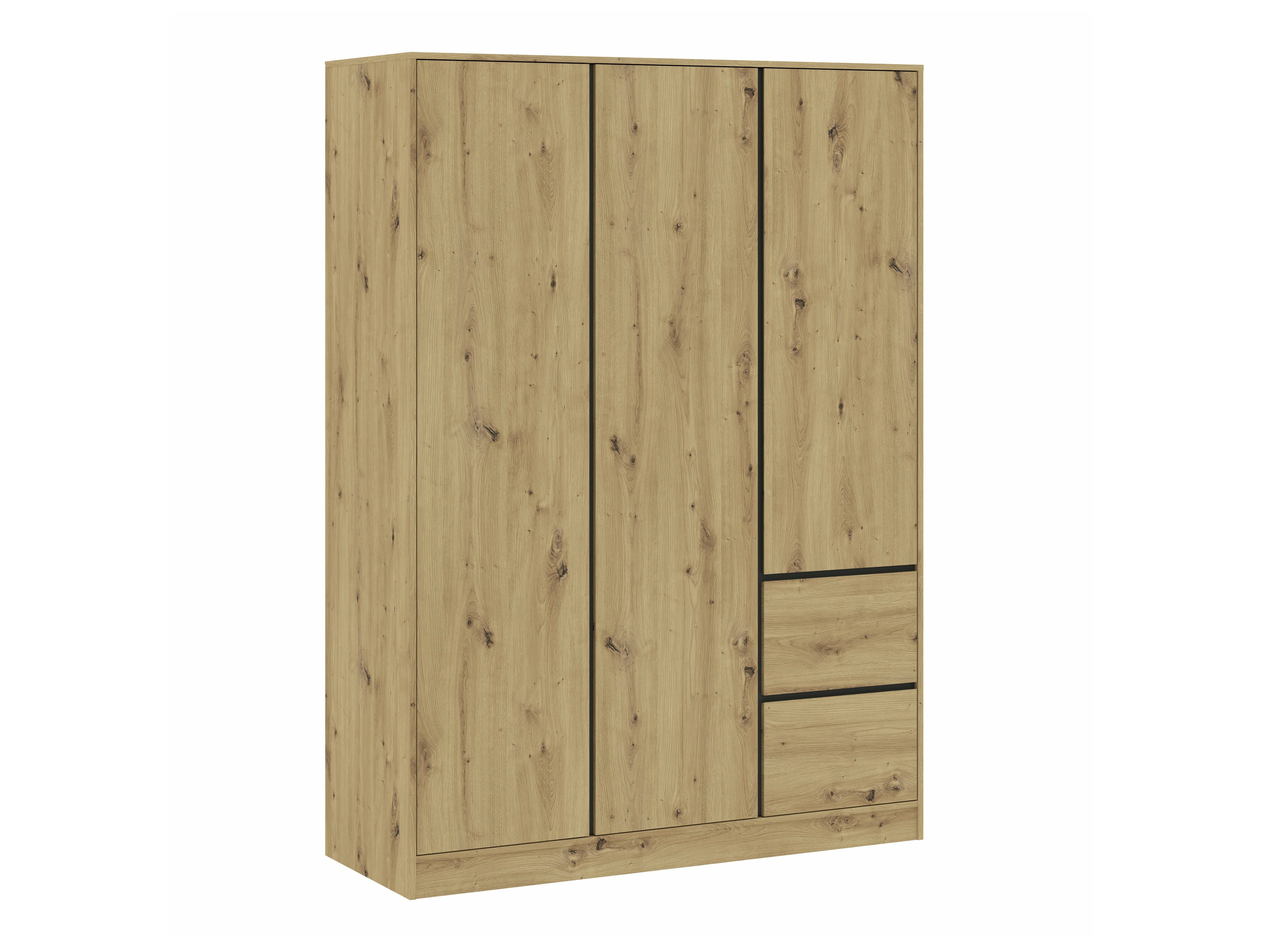 Armoire Mervese 103 (Chêne Artisan)