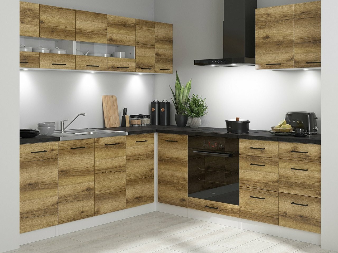 Armoire d'angle modulaire Dela 112