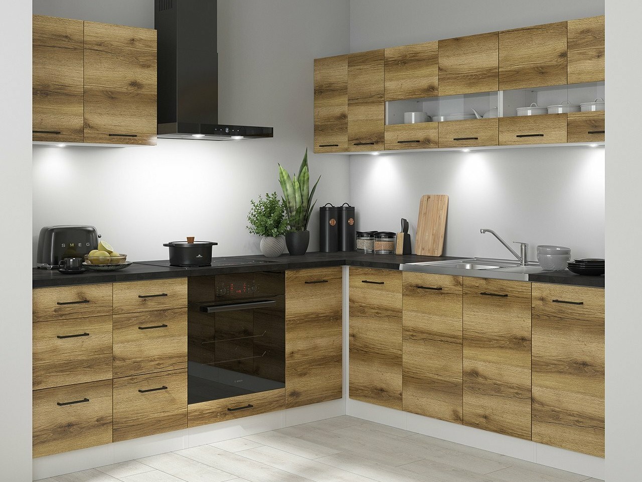 Armoire d'angle modulaire Dela 112