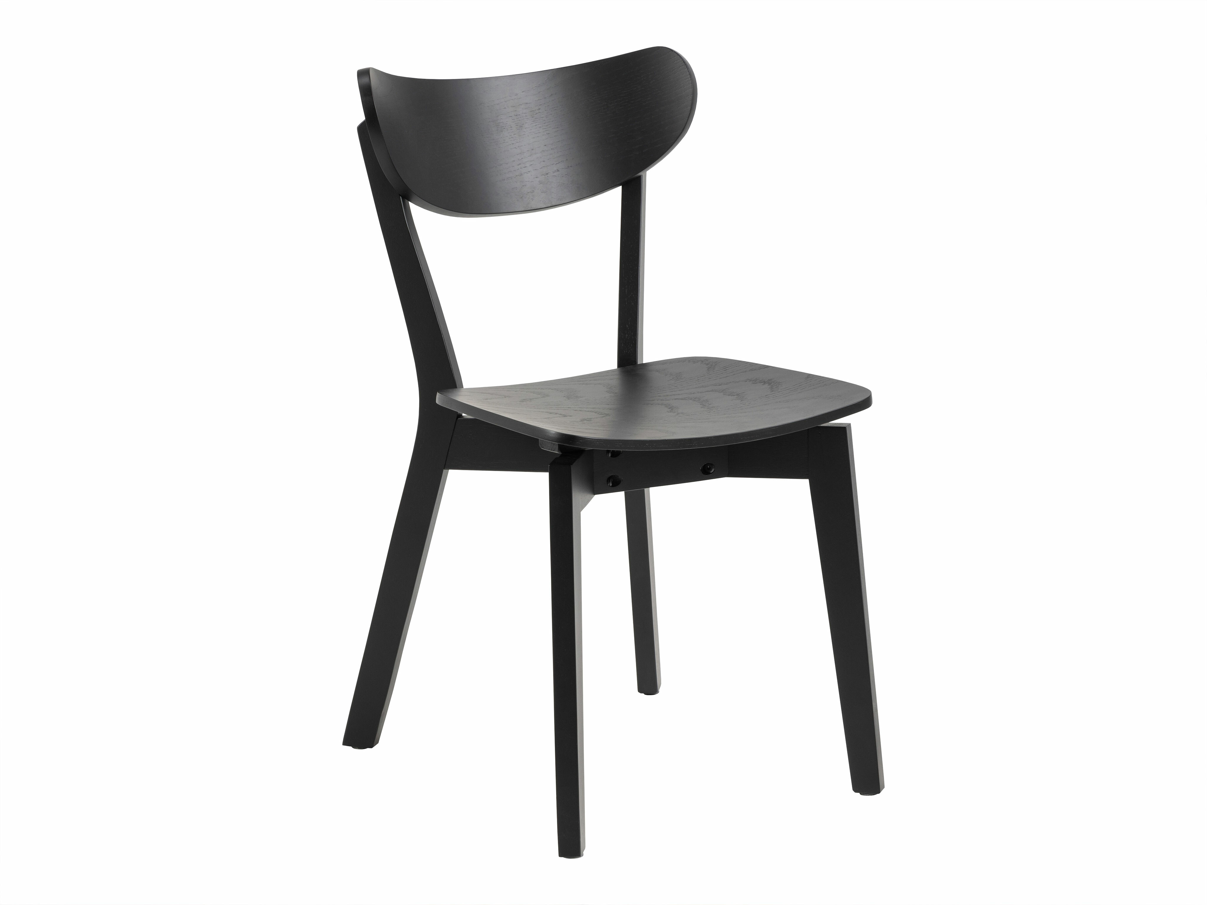 Chaise Norsica 319 (Chêne noir + Noir)