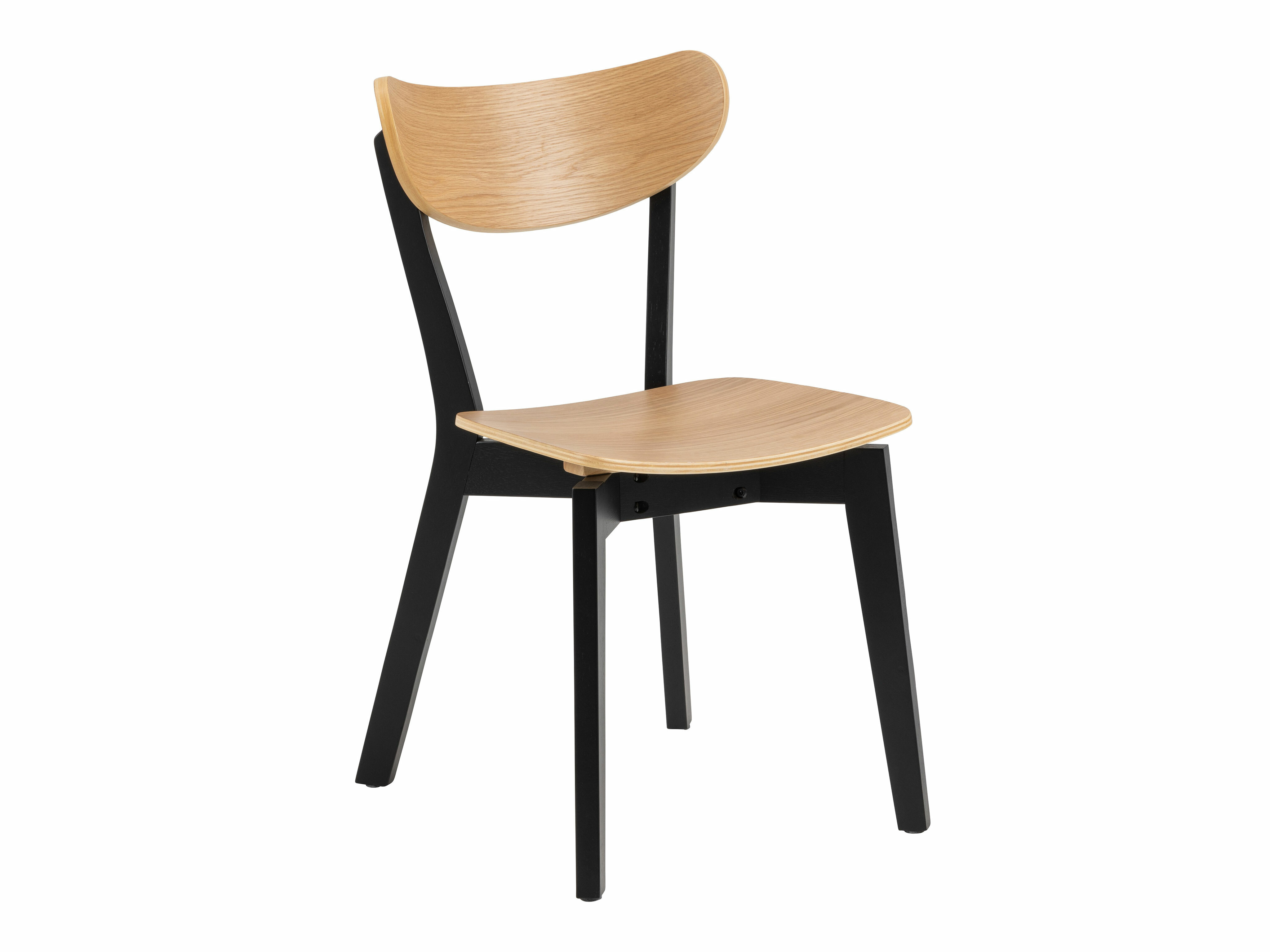 Chaise Norsica 319 (Chêne + Noir)