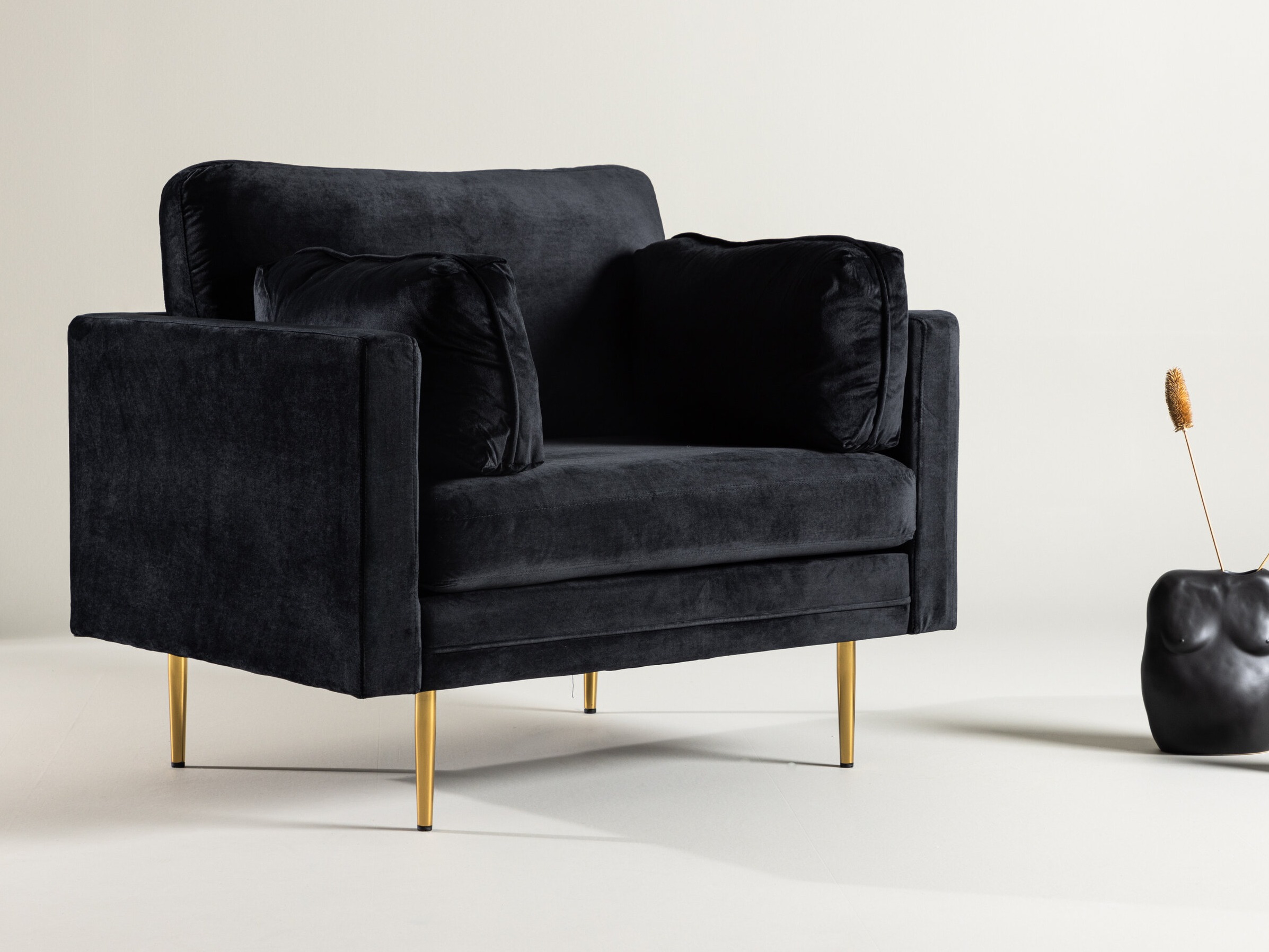 Fauteuil Dallas 100 (Noir + Marron)