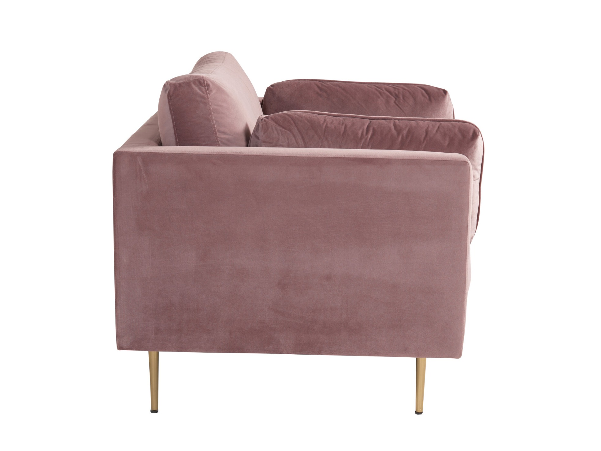 Fauteuil Dallas 100 (Rose Dusty + Marron)