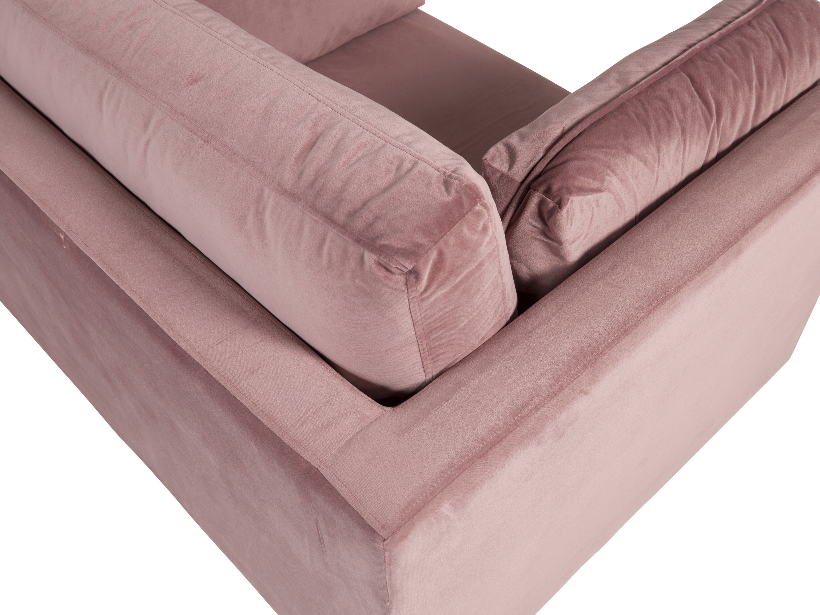 Fauteuil Dallas 100 (Rose Dusty + Marron)