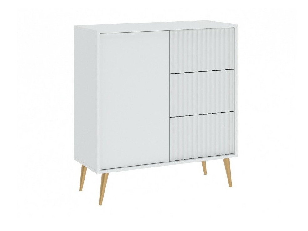 Commode Cirferi 100 (Blanc + Doré)