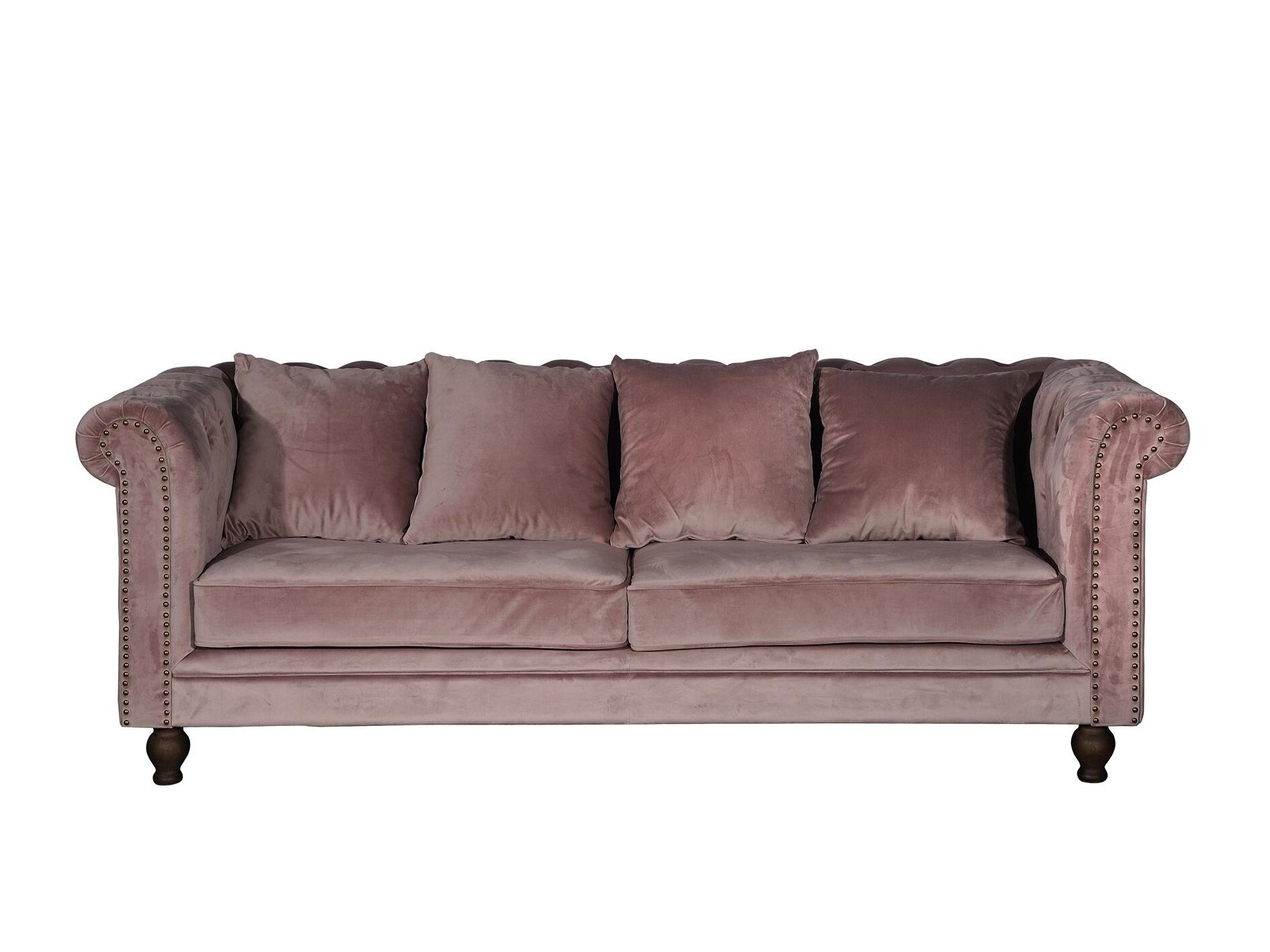 Canapé Chesterfield Dallas 255 (Rose Dusty)