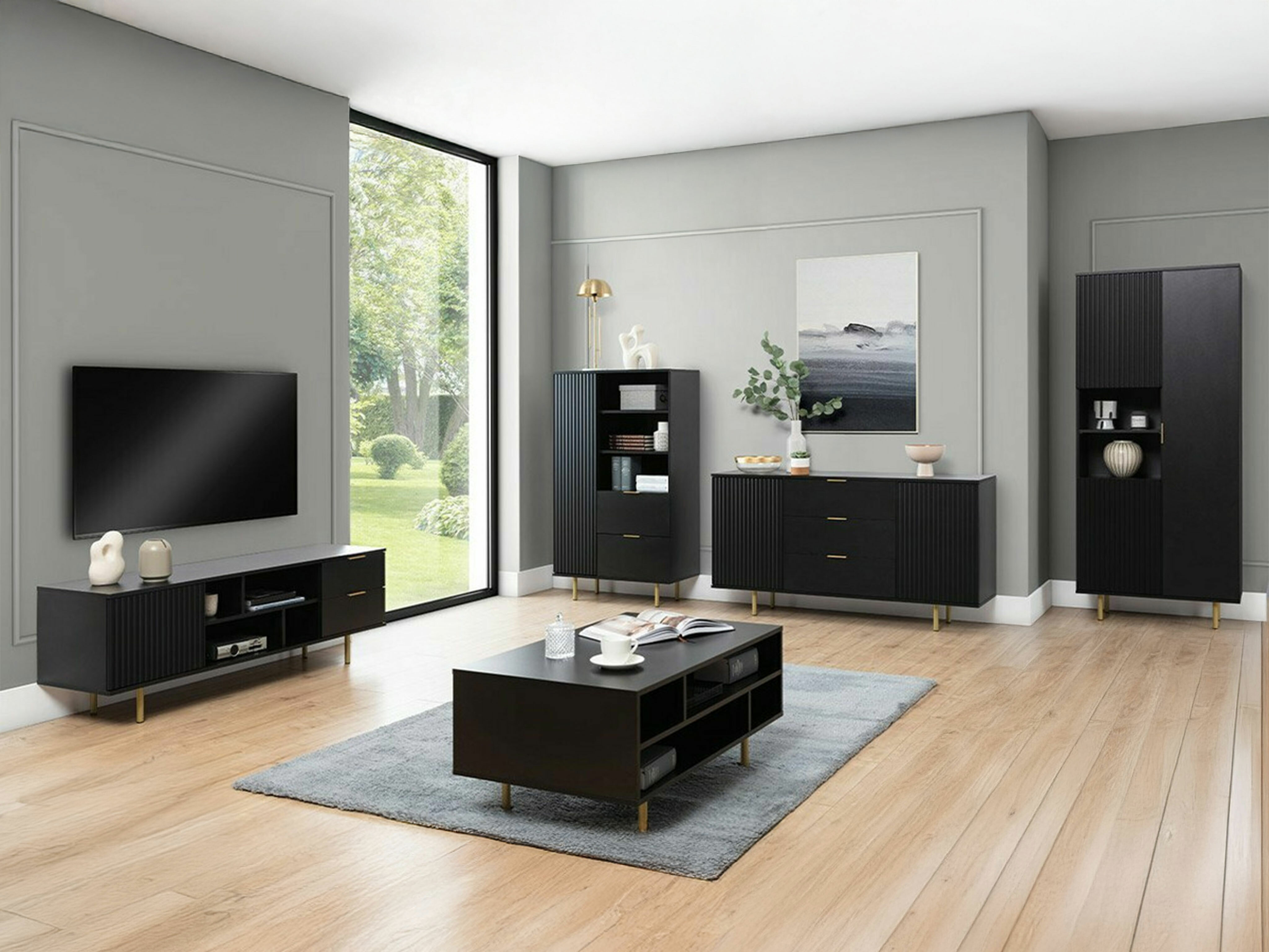Meuble TV Decus (Noir)