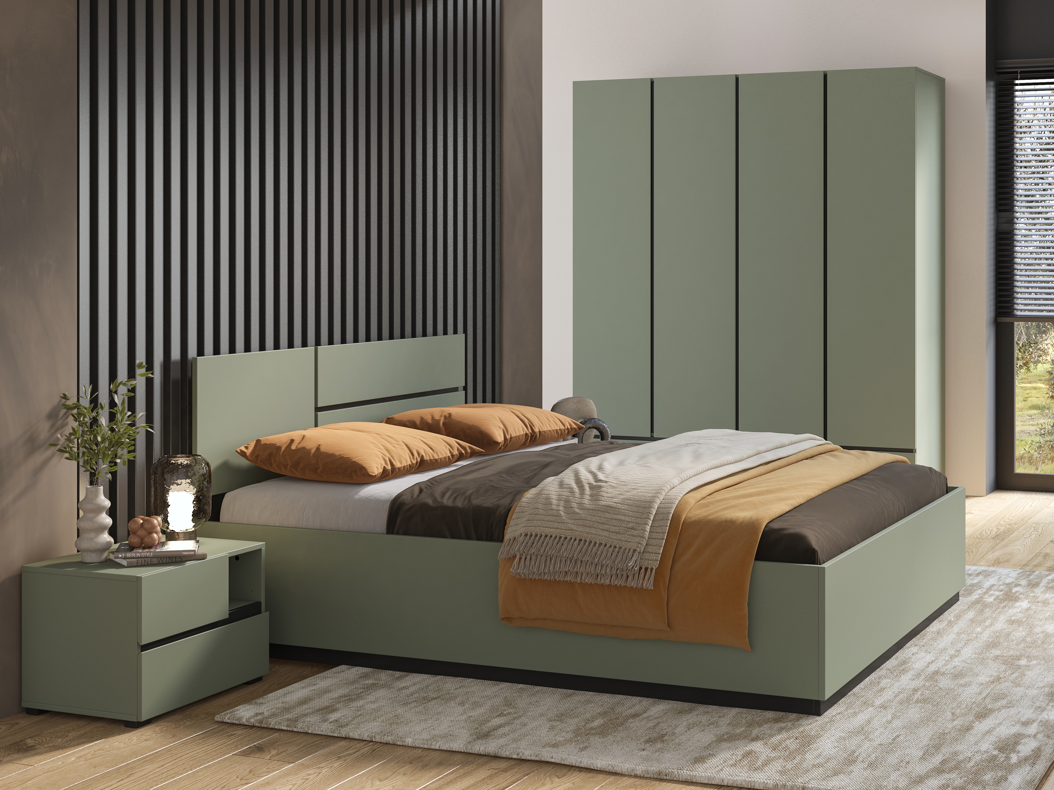 Armoire Alfere 118 (Vert)