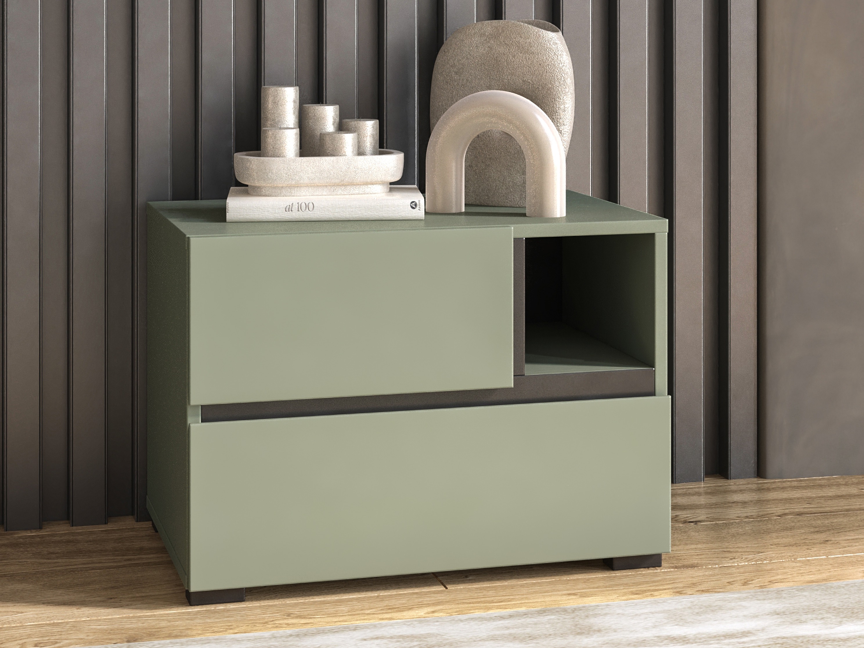 Table de chevet Alfere 120 (Vert)