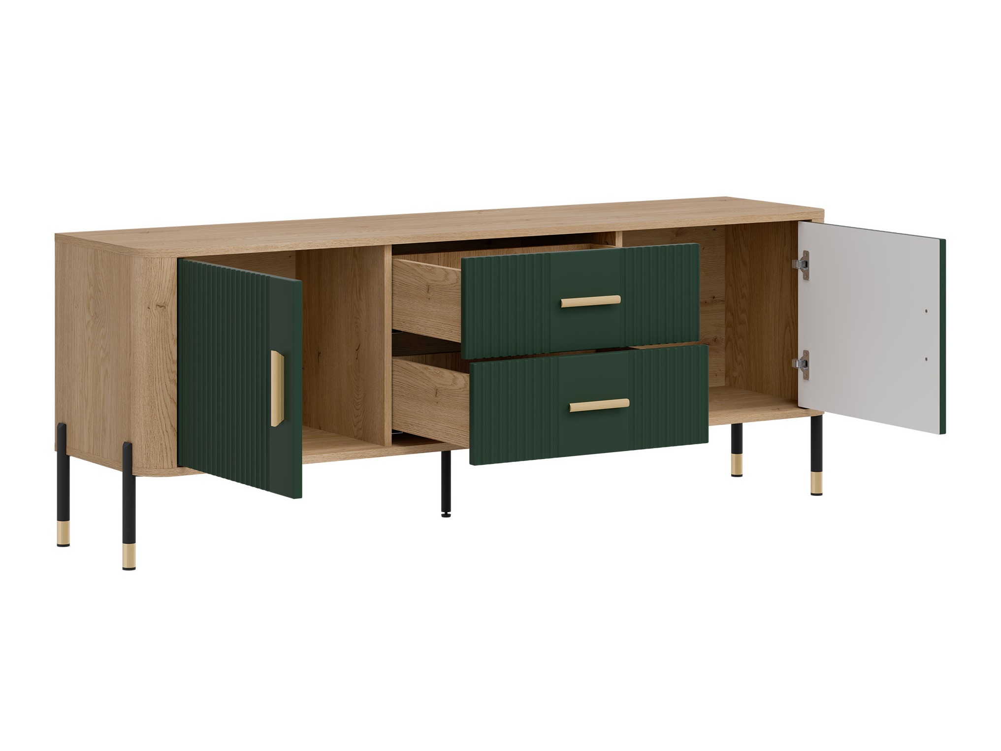 Meuble TV Flosora 103 (Vert)