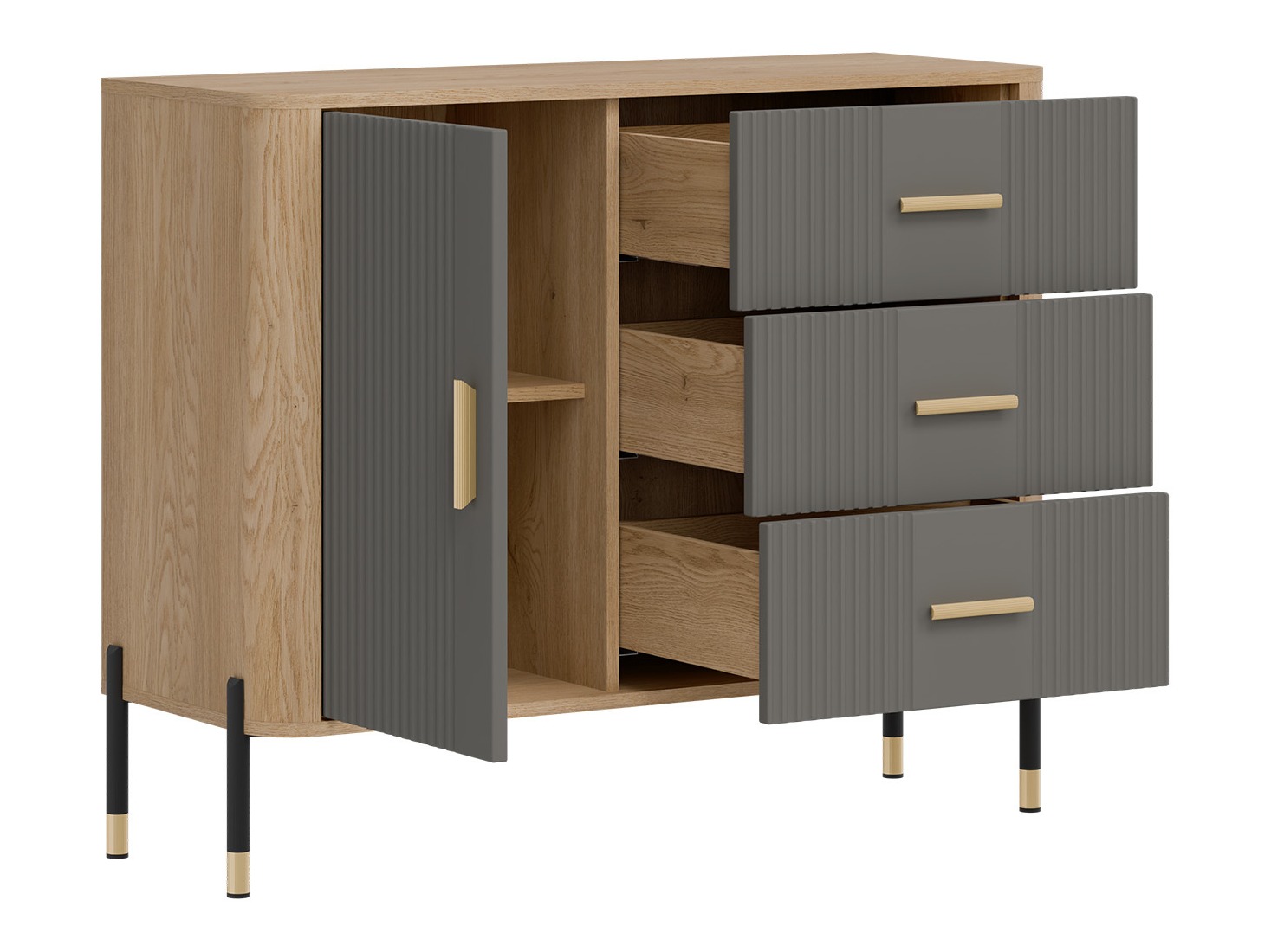 Commode Flosora 107 (Gris)