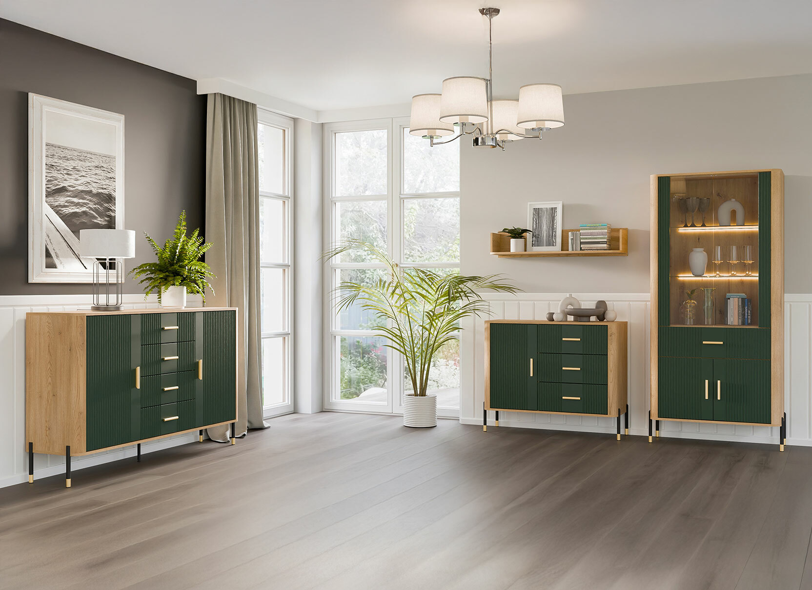 Commode Flosora 107 (Vert)