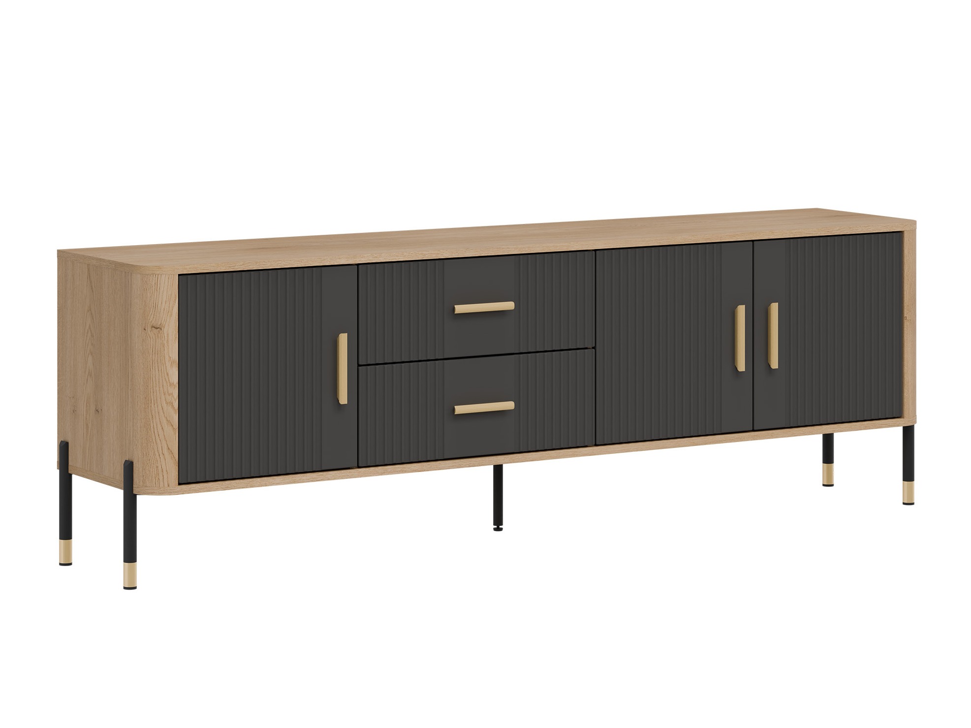 Meuble TV Flosora 105 (Anthracite)