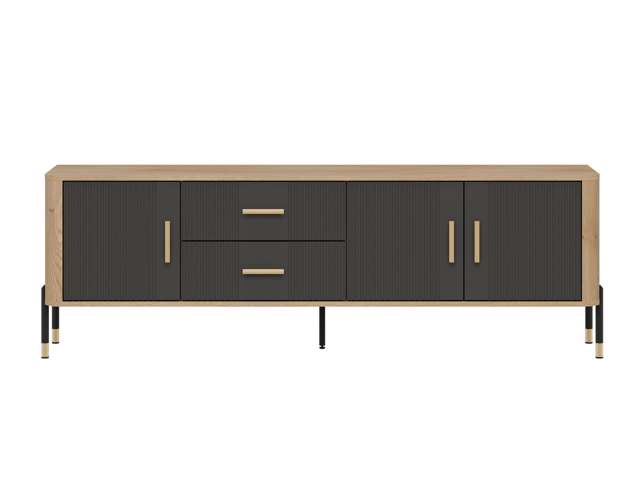 Meuble TV Flosora 105 (Anthracite)