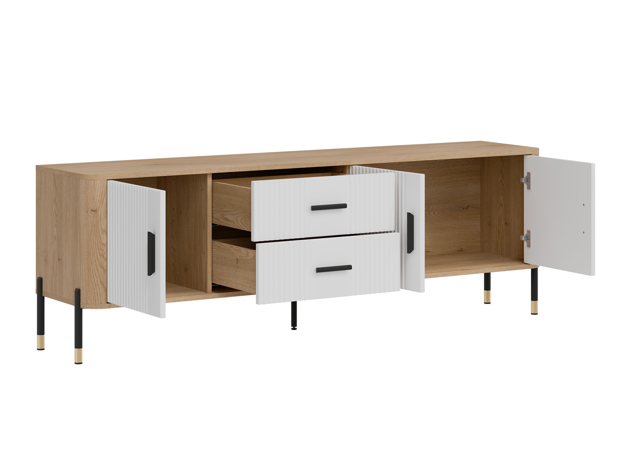 Meuble TV Flosora 105 (Blanc)