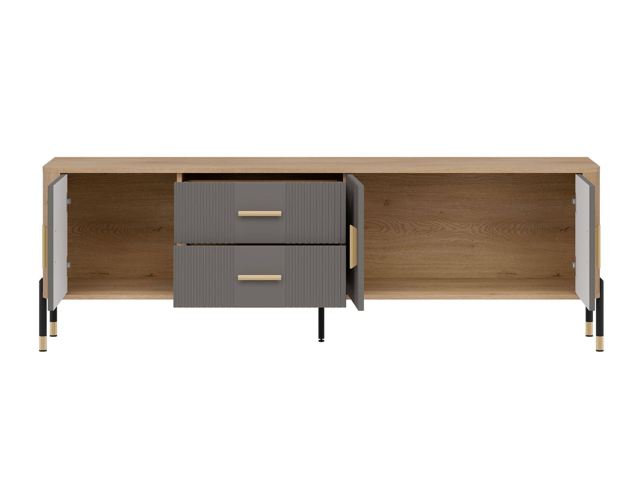 Meuble TV Flosora 105 (Gris)