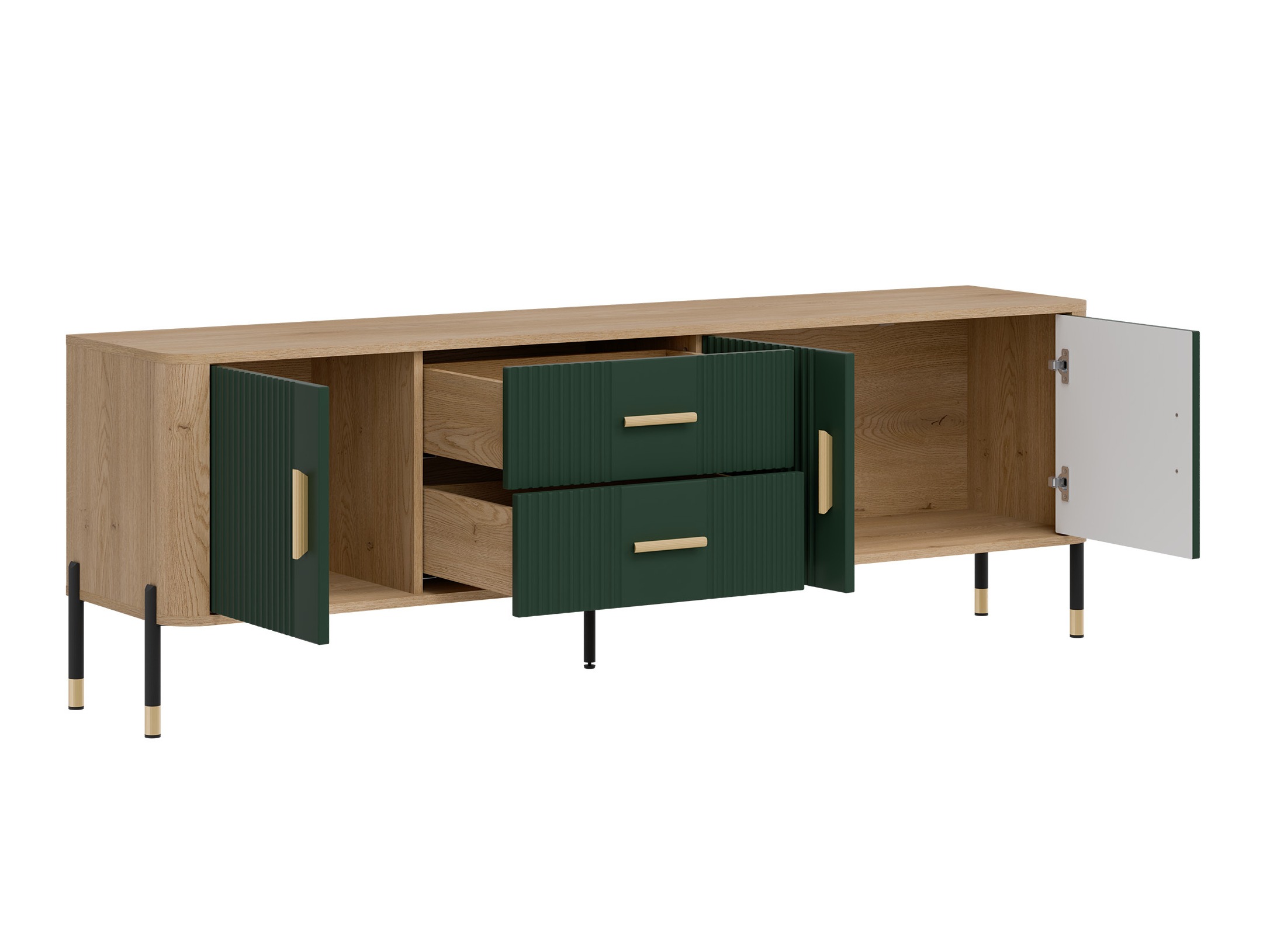 Meuble TV Flosora 105 (Vert)