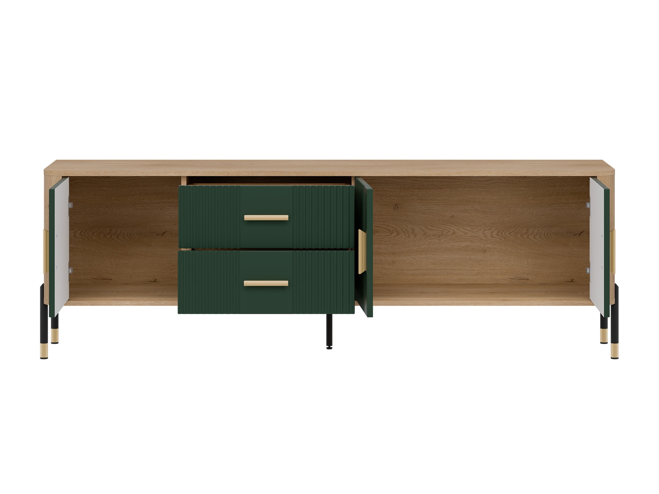 Meuble TV Flosora 105 (Vert)