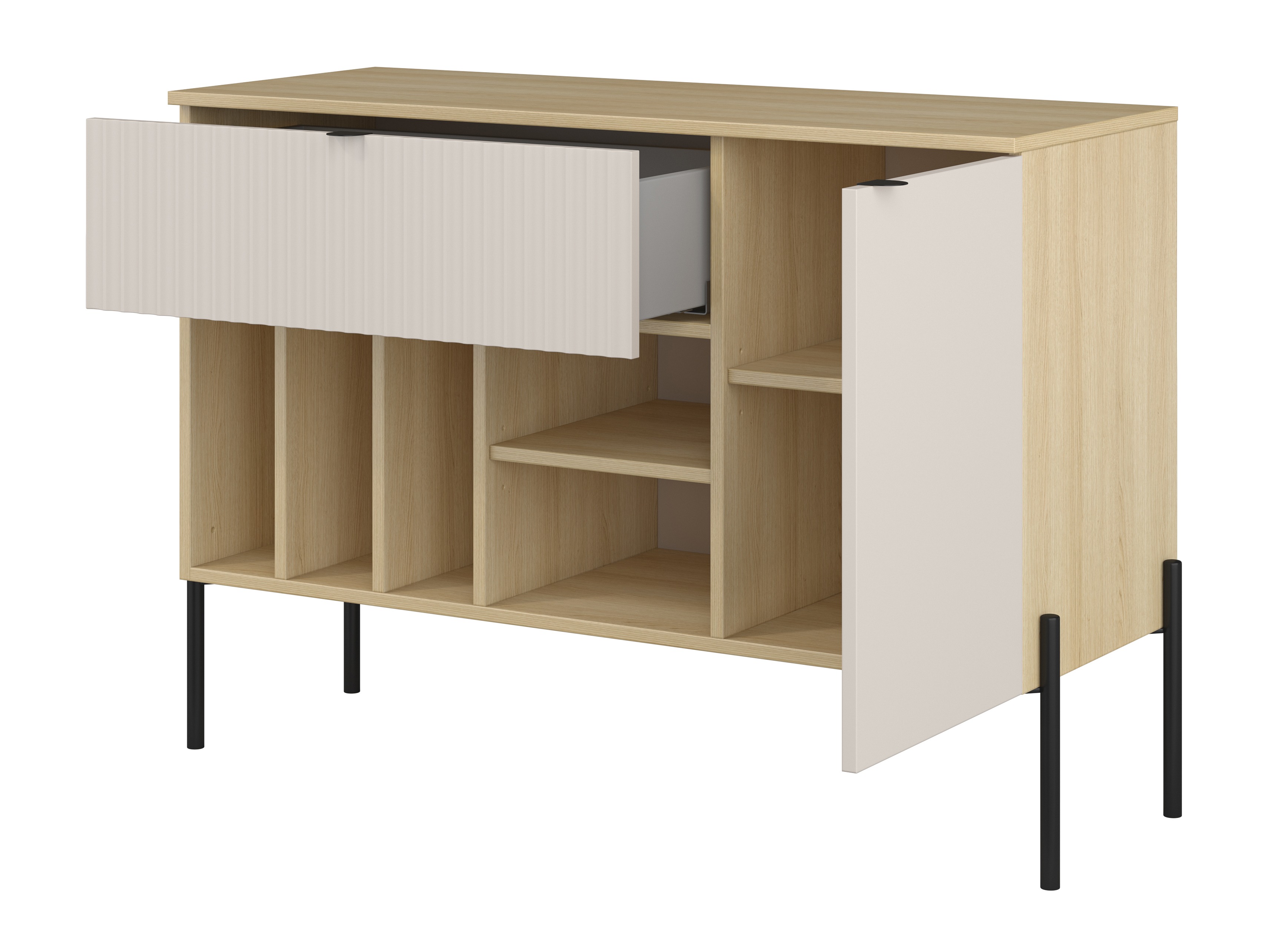 Commode Levtenu 113 (Chêne + Cachemire)