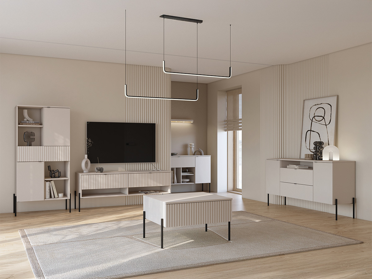 Meuble TV Levtenu 109 (Cachemire)