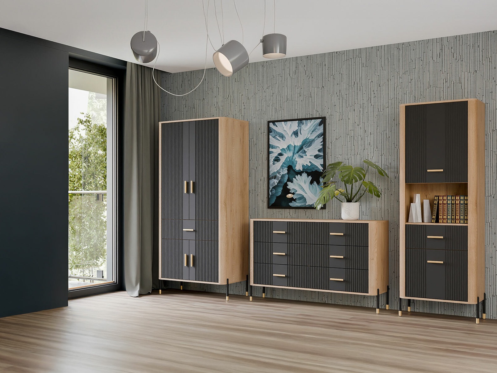 Commode Flosora 111 (Anthracite)