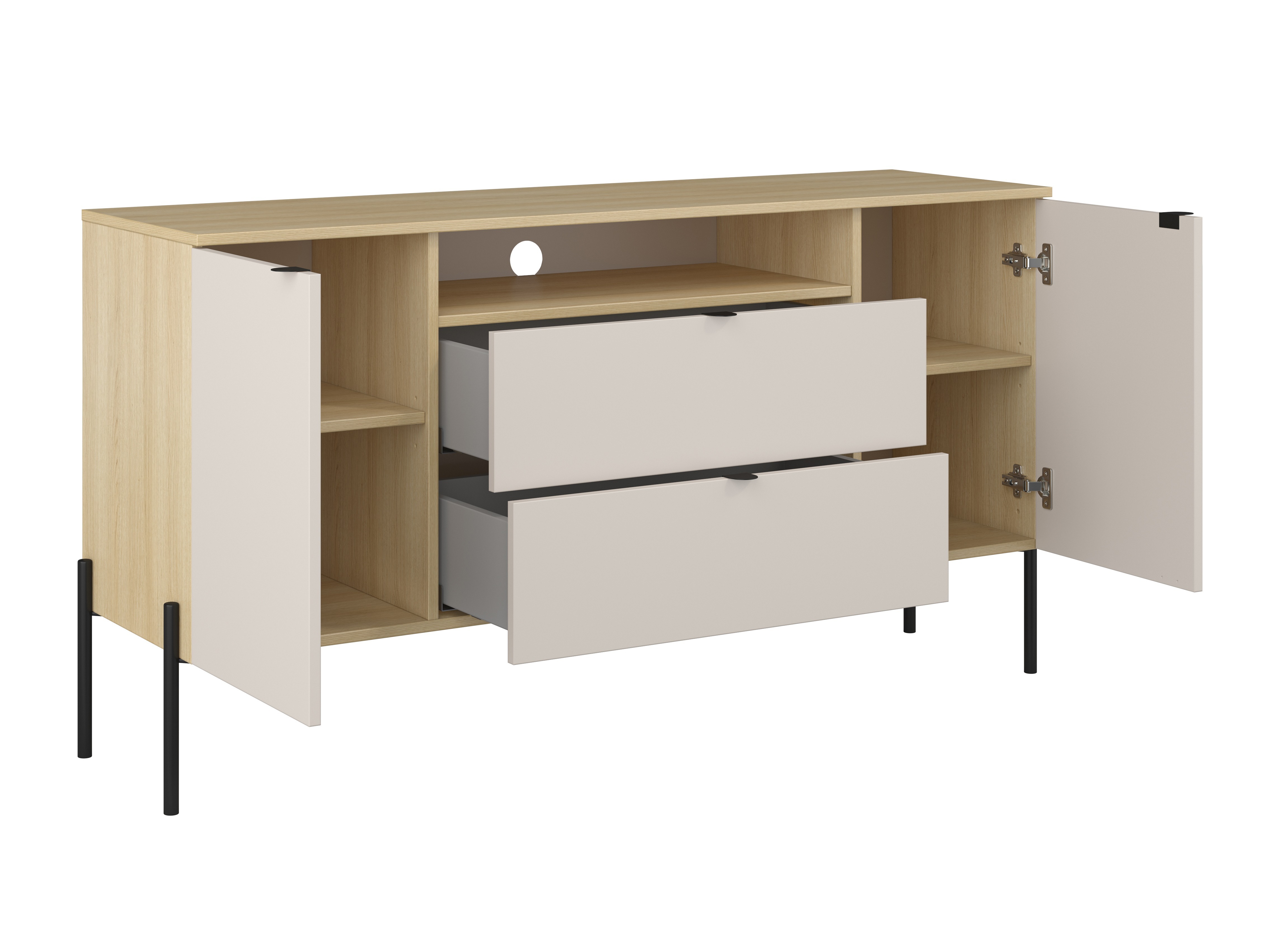 Ensemble de salon Levtenu 118 (Chêne + Cachemire)