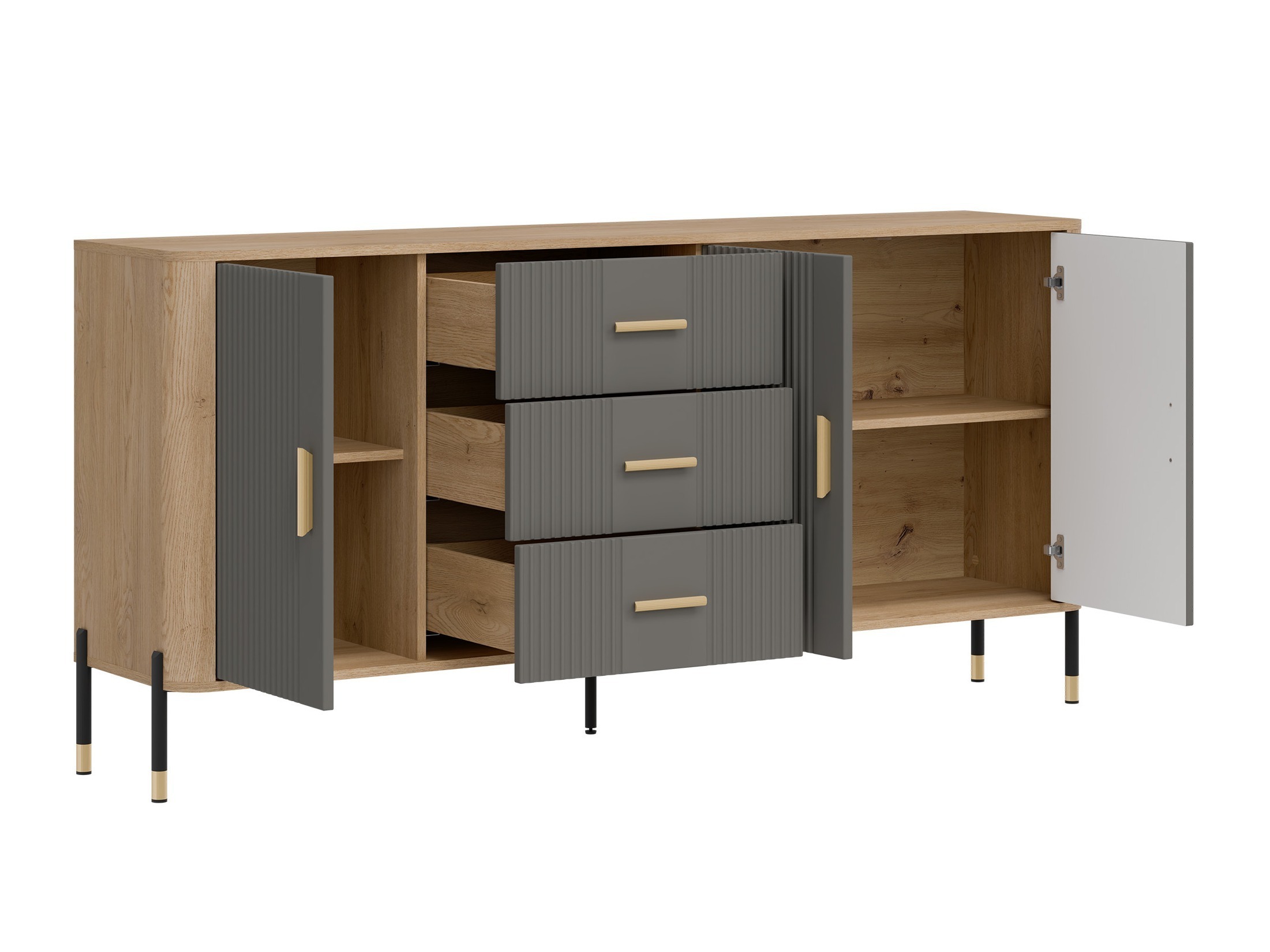 Commode Flosora 115 (Gris)