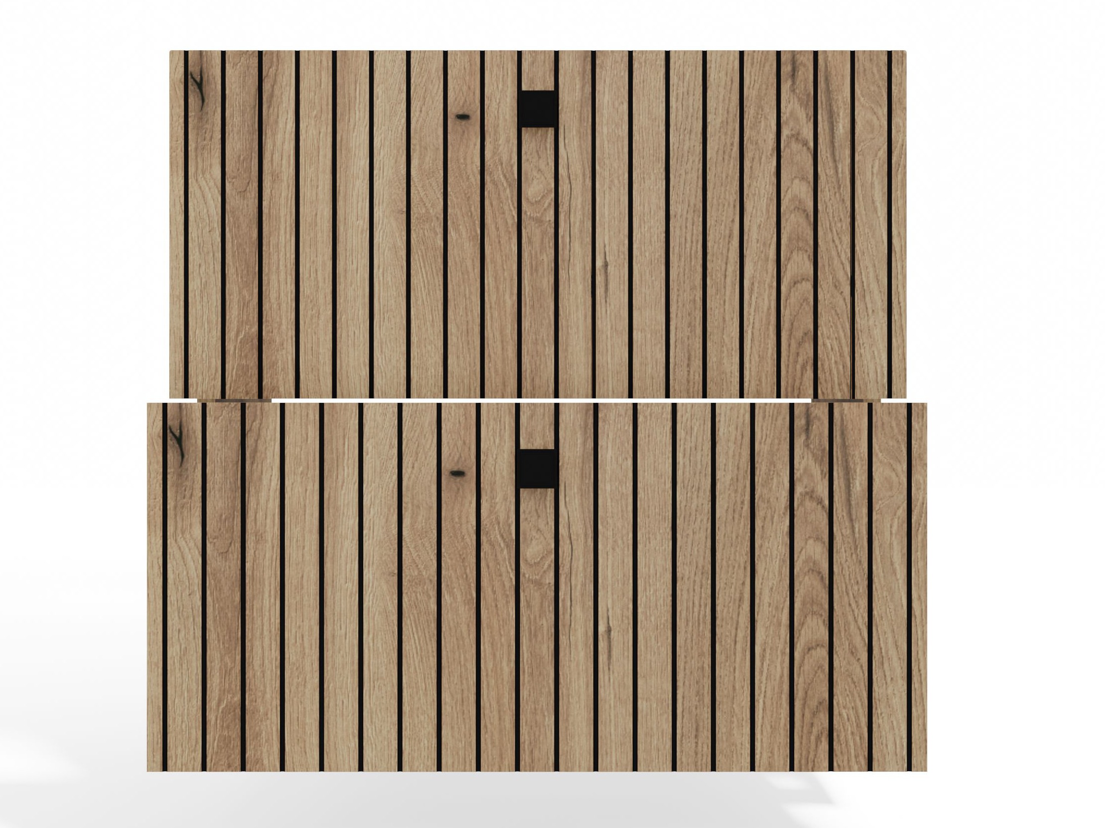 Armoire de salle de bains murale pour lavabo Mandeville 314 (Chêne)