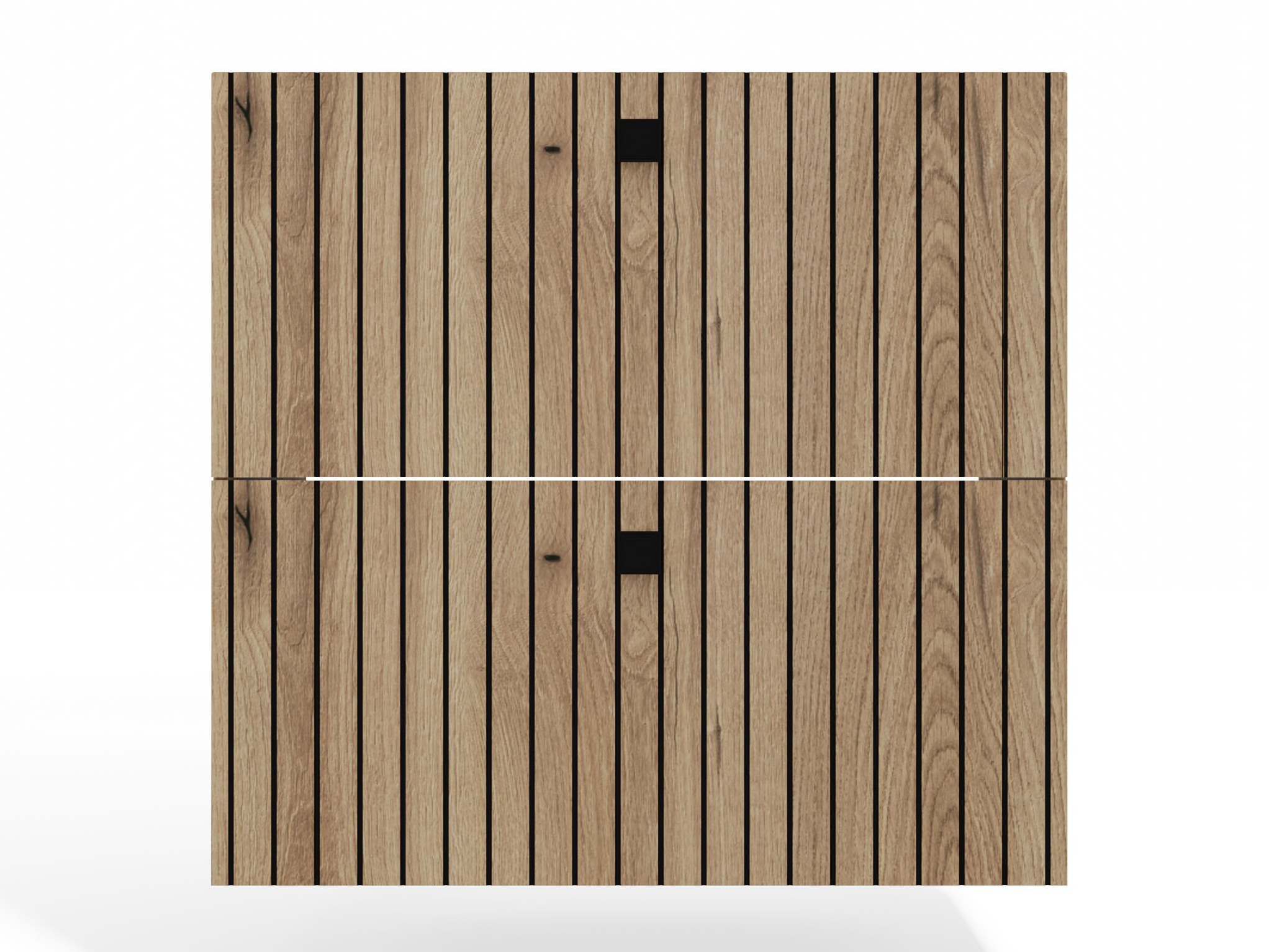 Armoire de salle de bains murale pour lavabo Mandeville 314 (Chêne)