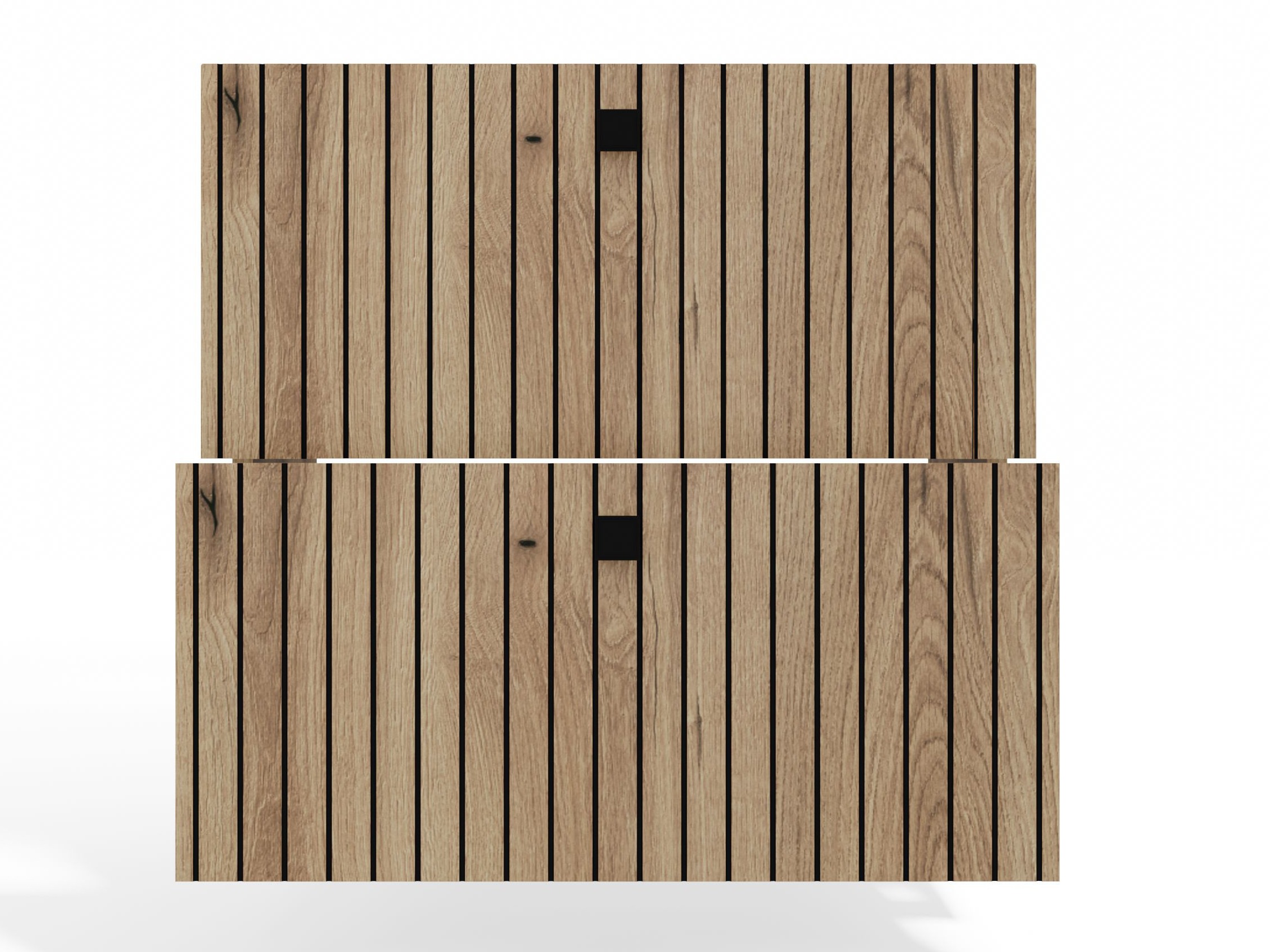 Armoire de salle de bains murale pour lavabo Mandeville 314 (Chêne)